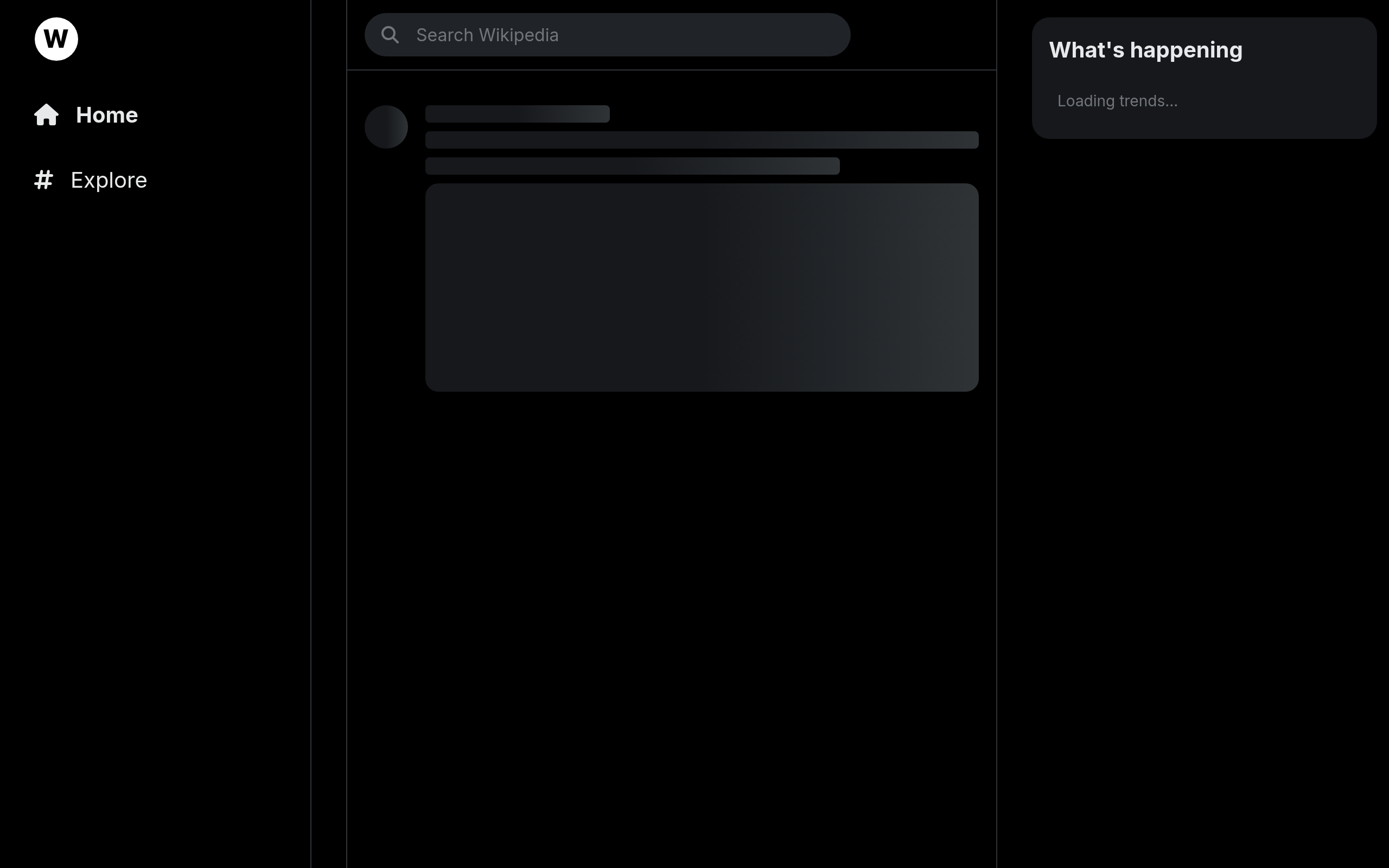 Screenshot of wiki-stream