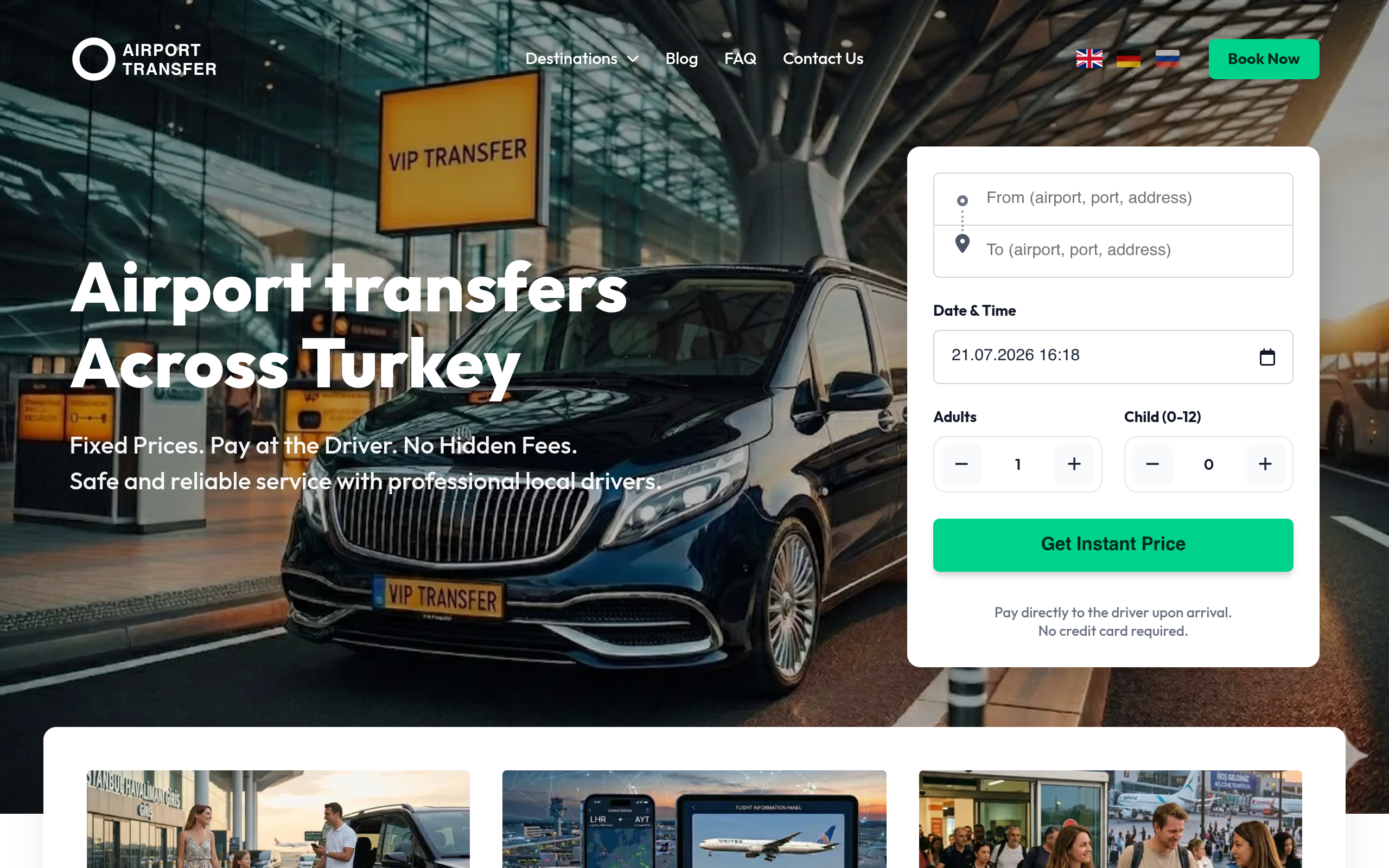 AirportTransfer.me screenshot – image 1