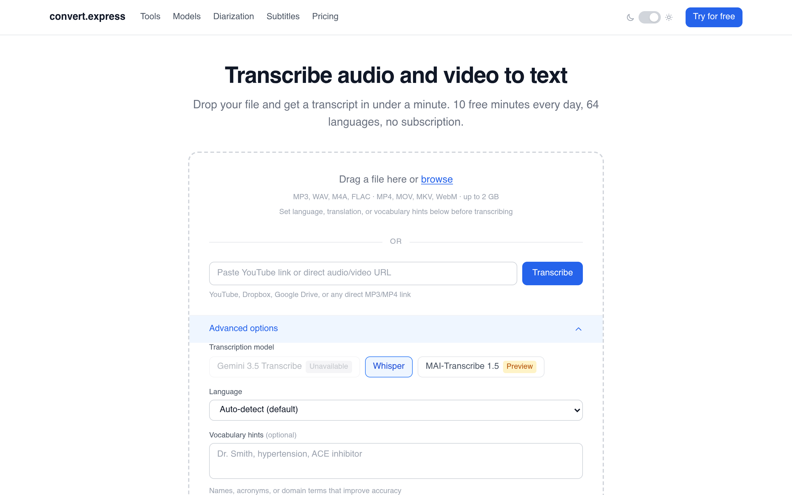 convert.express screenshot, image 1
