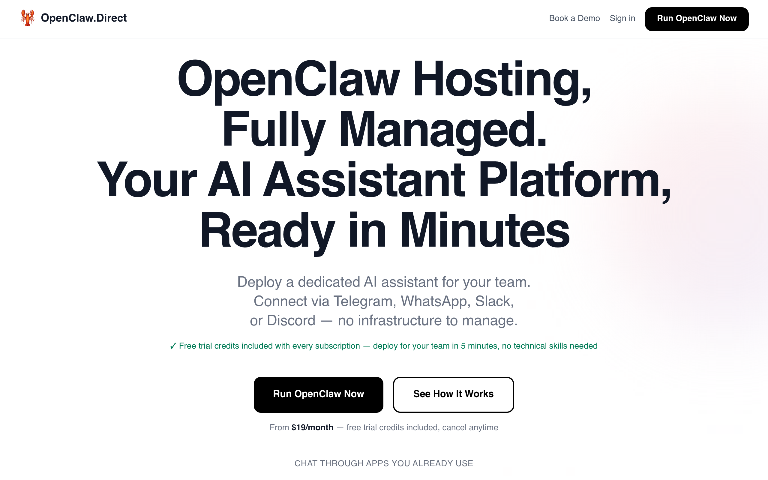 OpenClaw.Direct screenshot – image 1