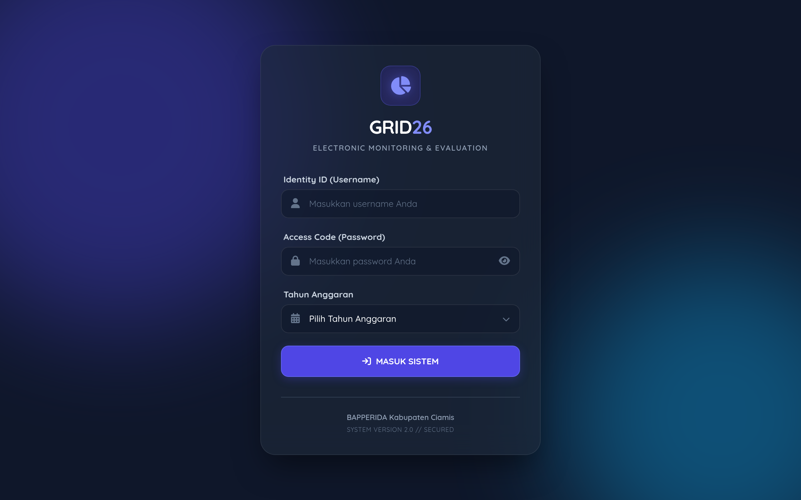 Screenshot of 1dataciamis.id