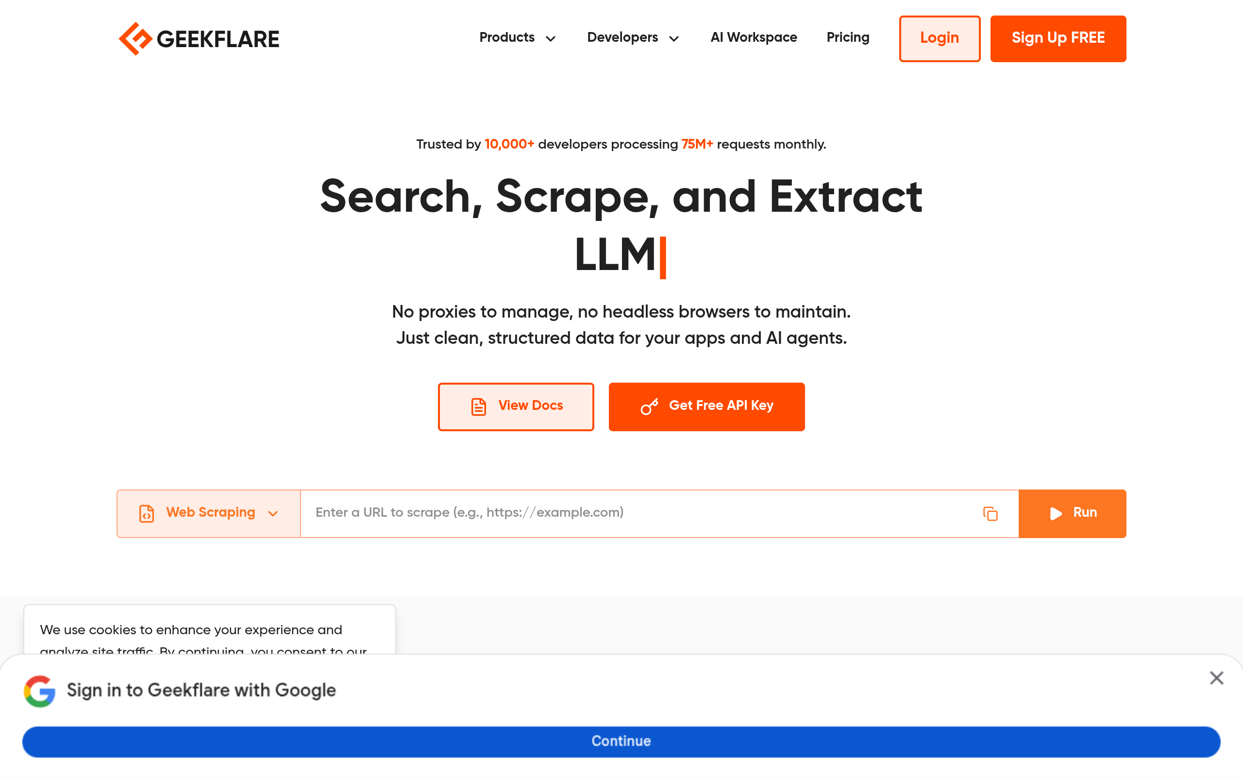 Free llms.txt Generator screenshot – image 1