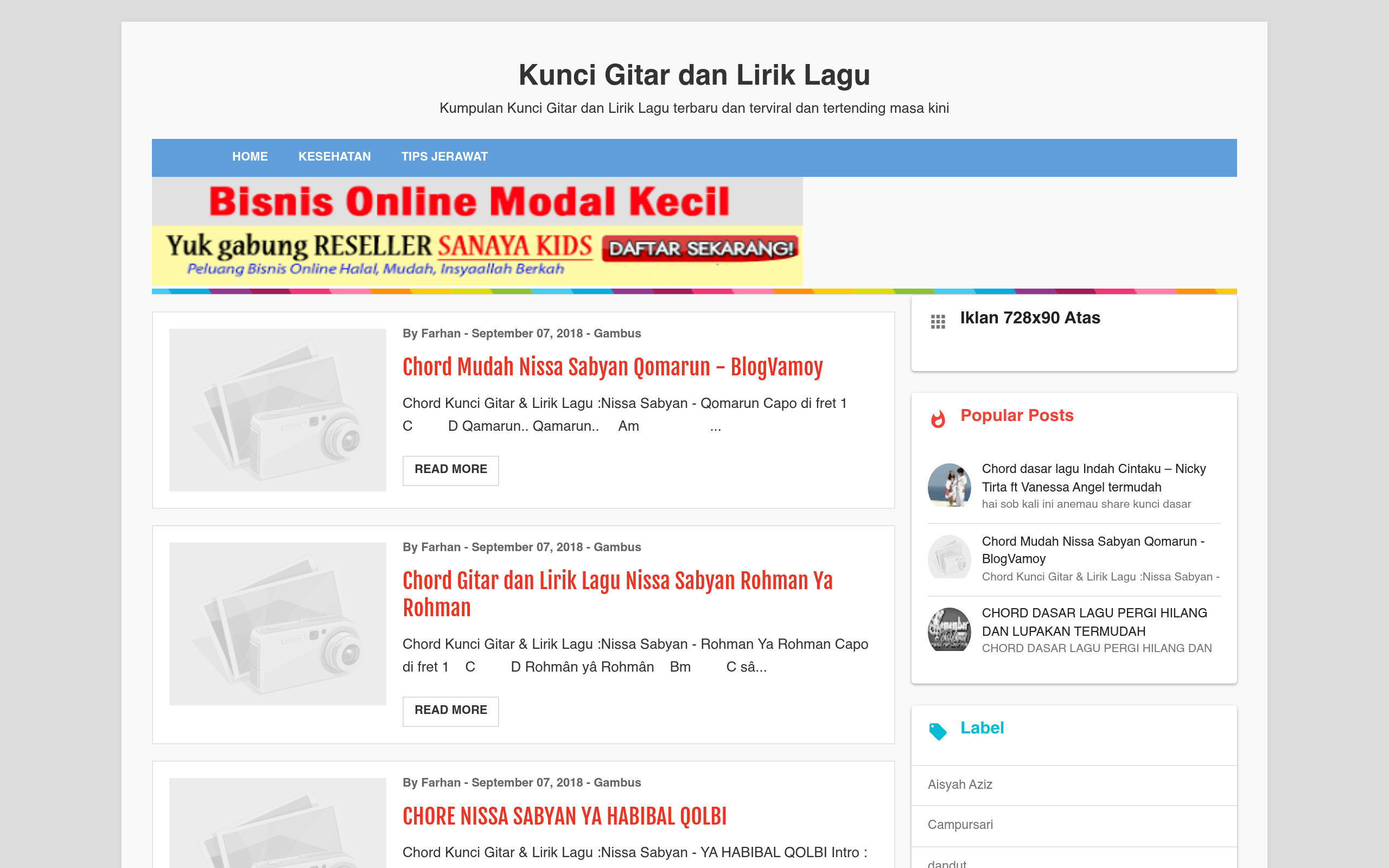 Screenshot of blogvamoy.blogspot.com
