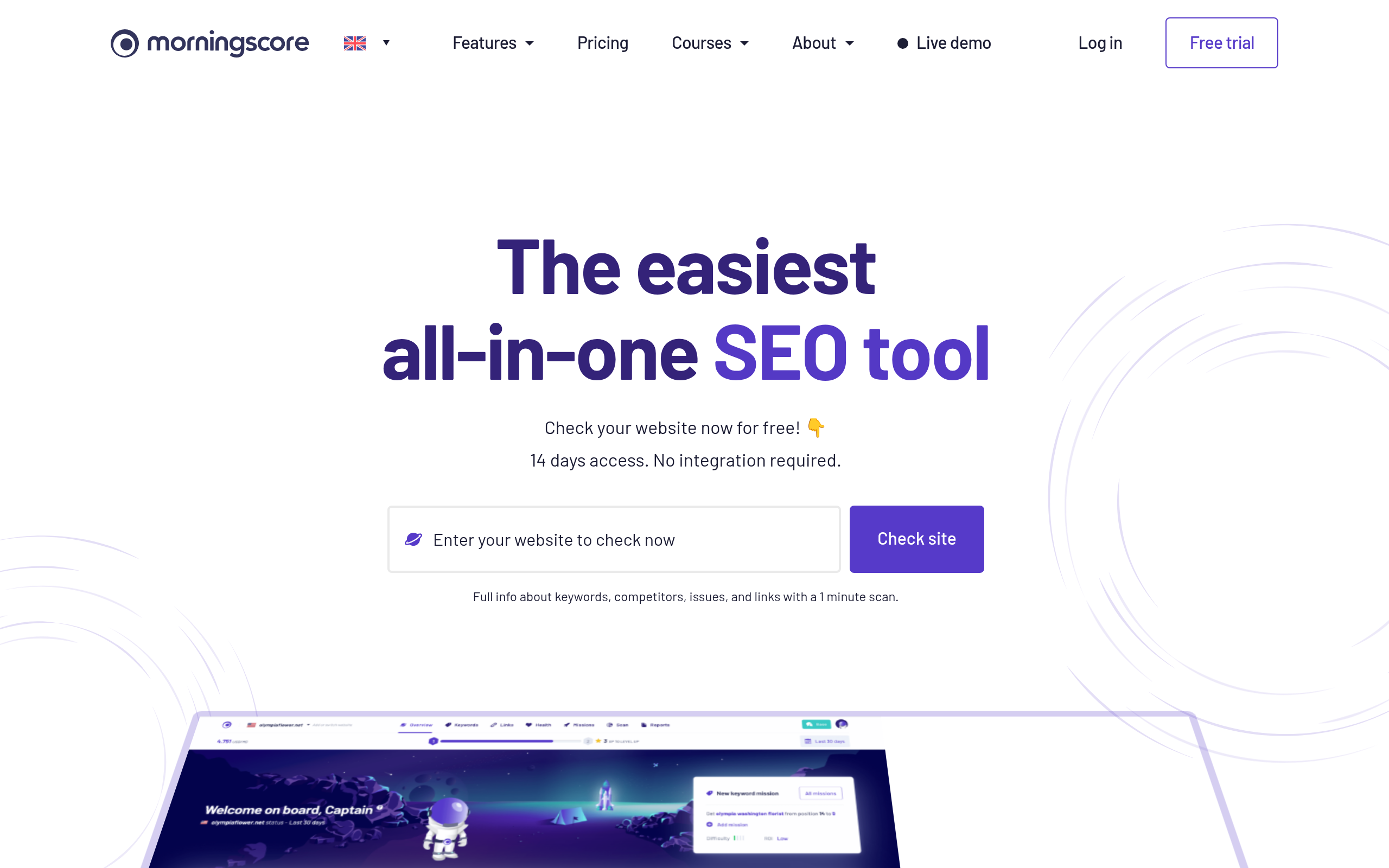 Morningscore screenshot