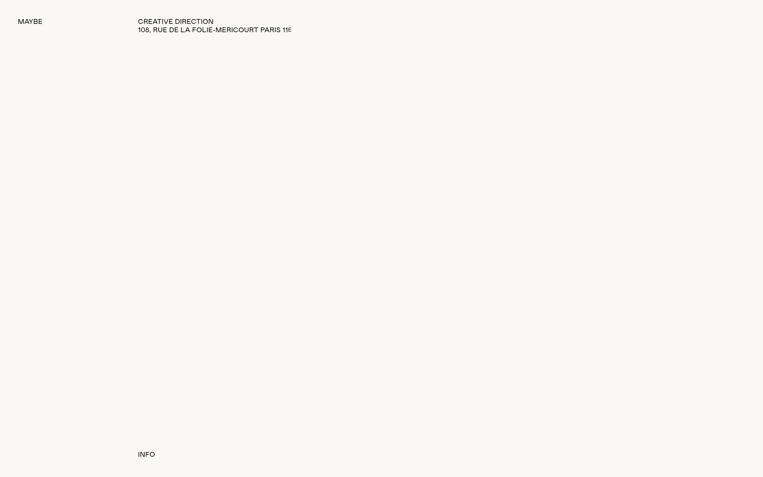 Screenshot of maybe-paris.com