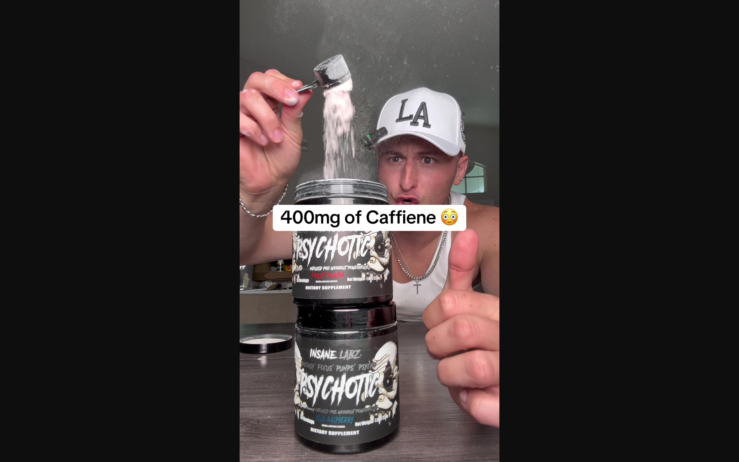 Какво е Labs Psychotic Pre Workout? 400 mg кофеин, ключови съставки и оферти