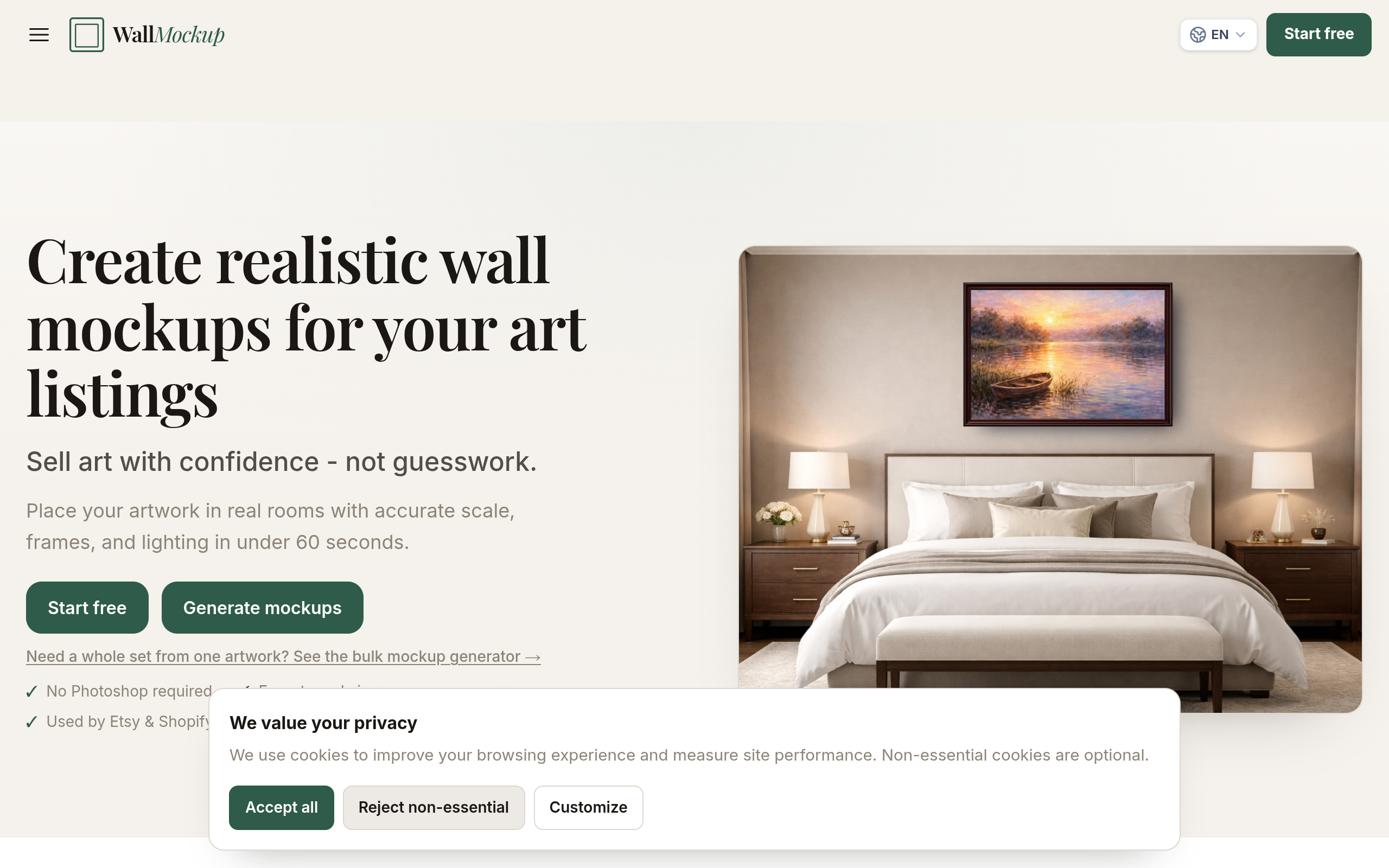 WallMockup screenshot, image 1