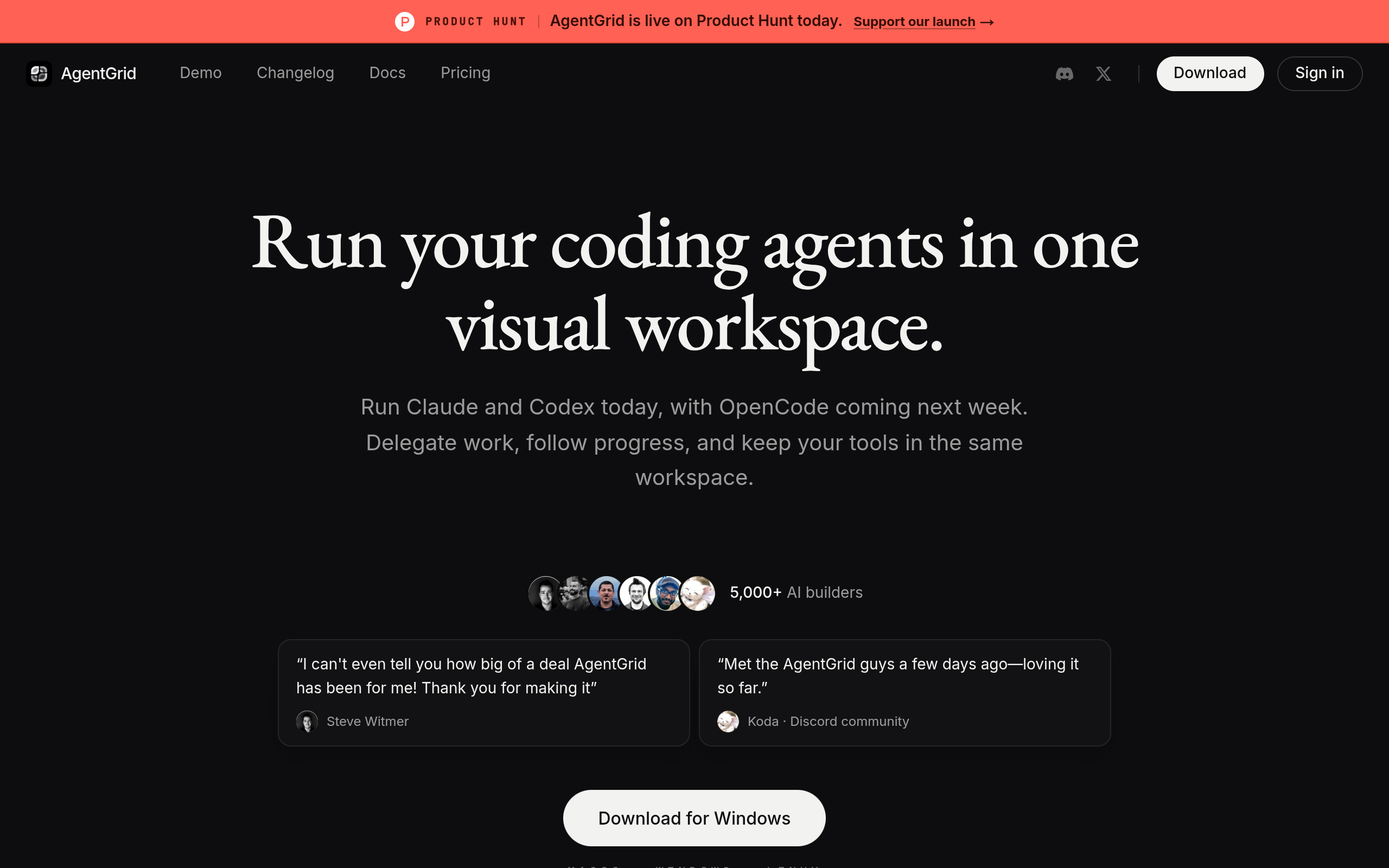 AgentGrid screenshot – image 1