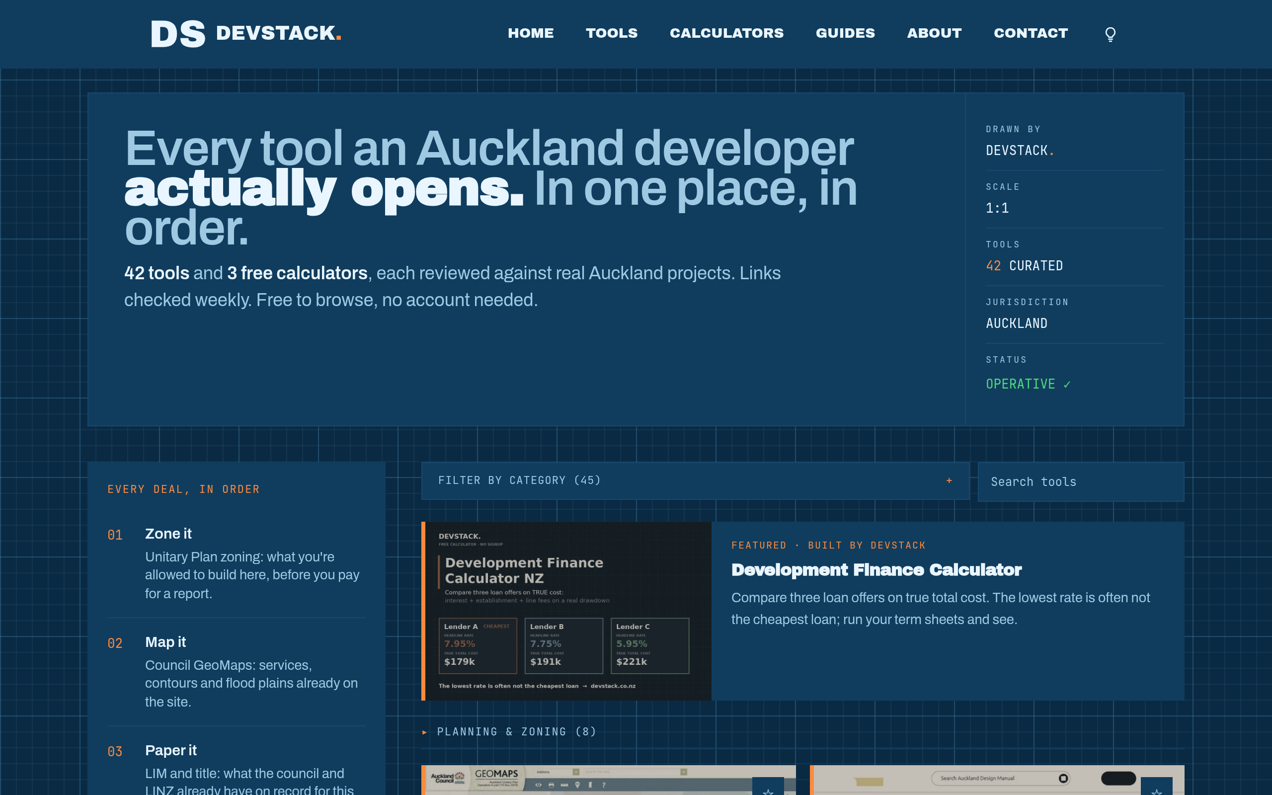 NZ Property Development Tools & Resources screenshot – image 1