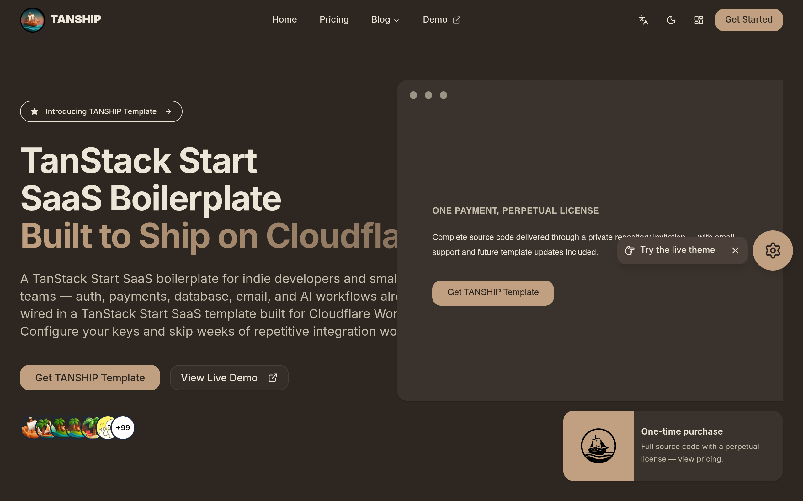 TanStack Start SaaS Boilerplate & Template screenshot