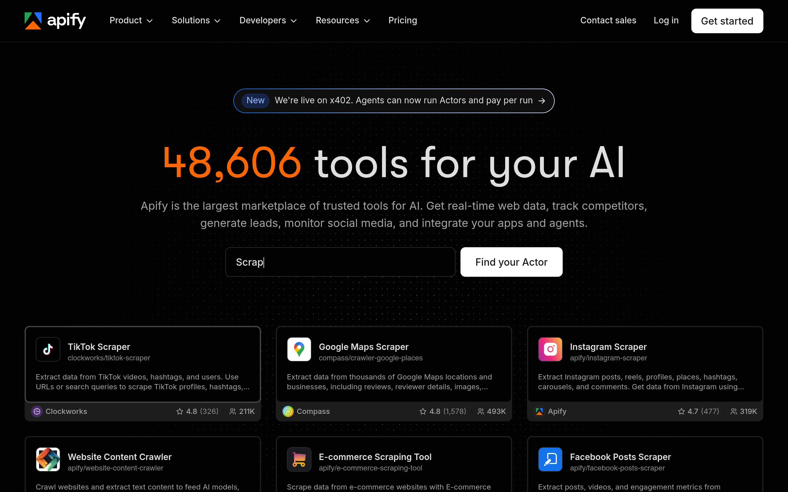Apify screenshot – image 1