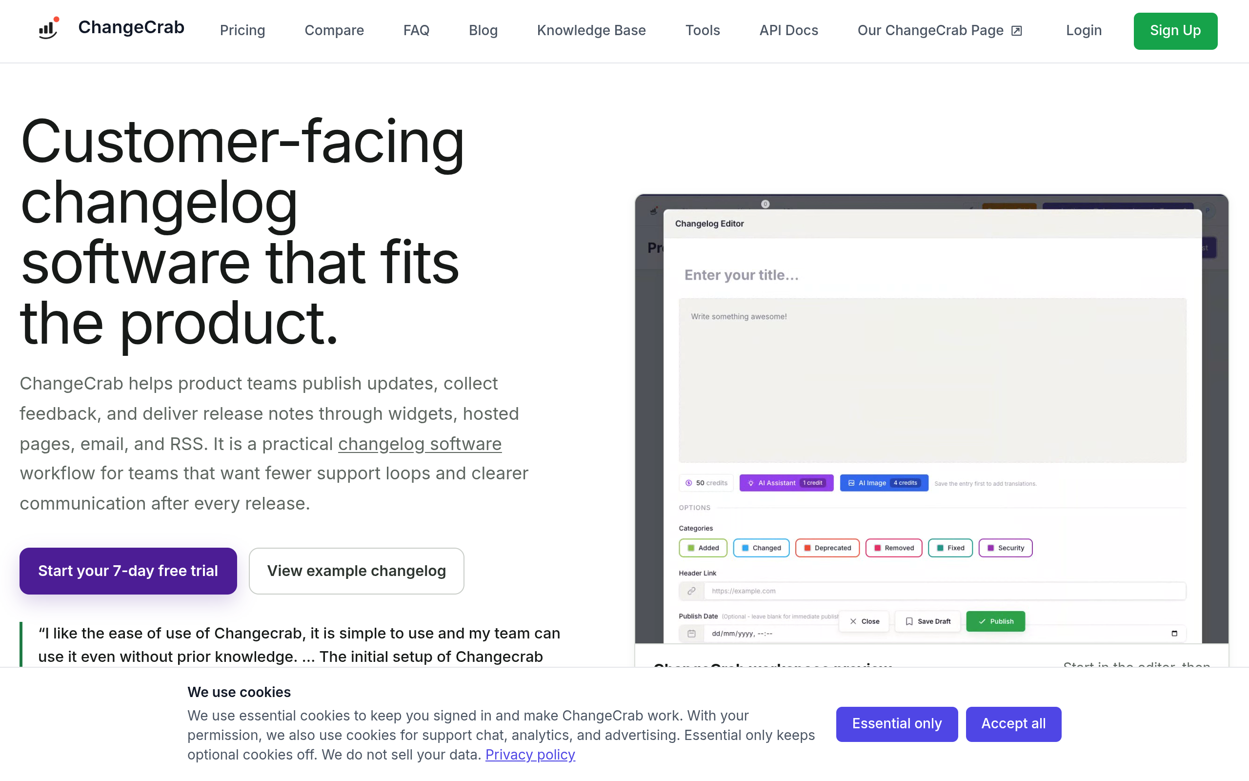 ChangeCrab screenshot, image 1