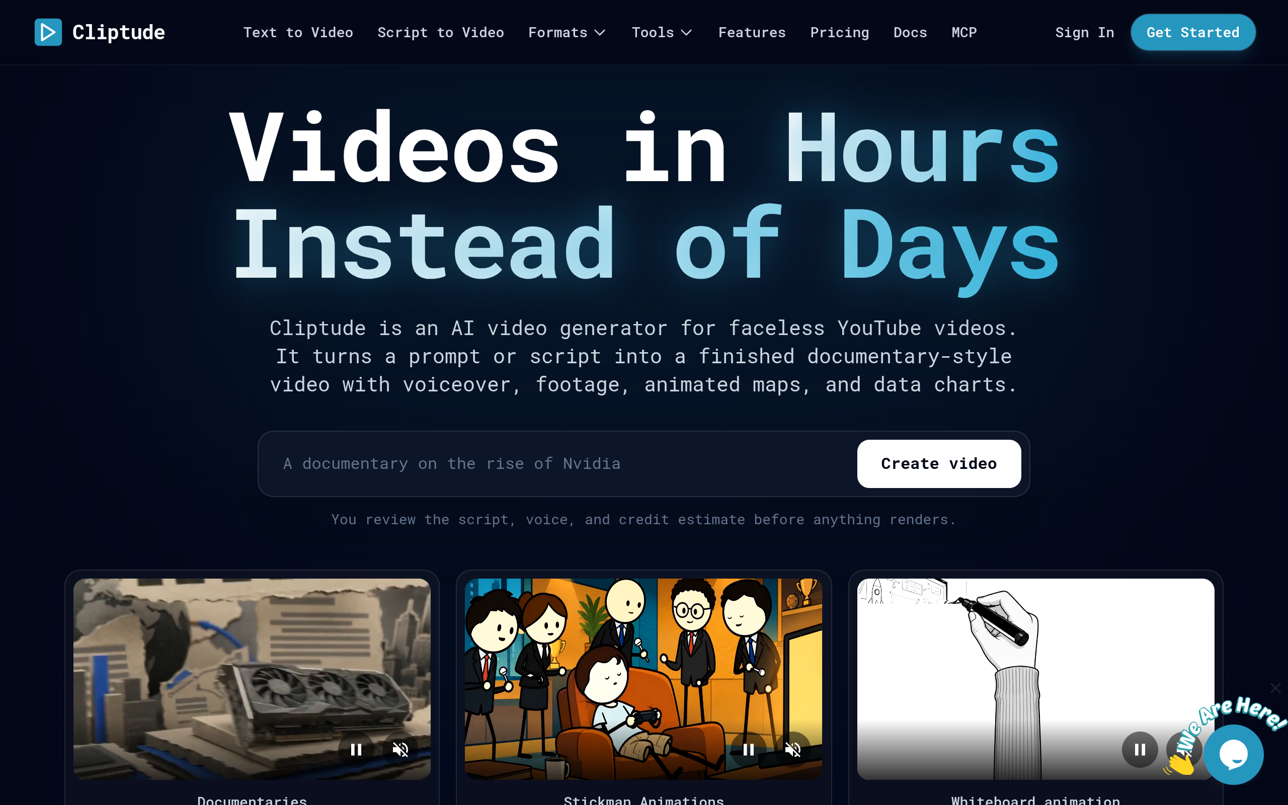 Cliptude screenshot, image 1