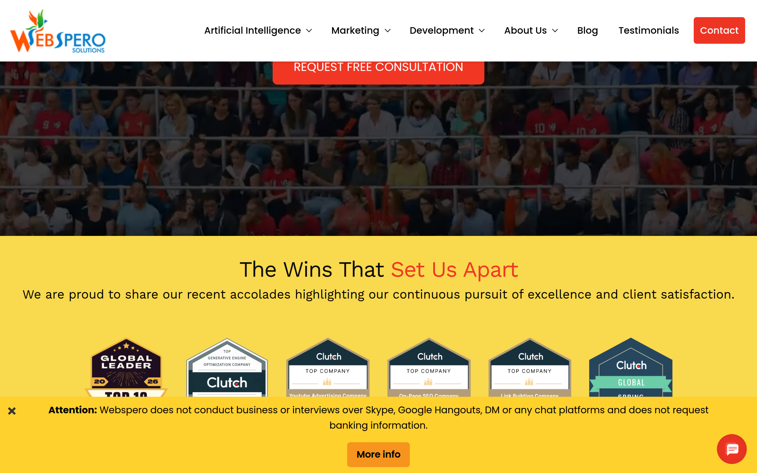WebSpero Solutions Screenshot