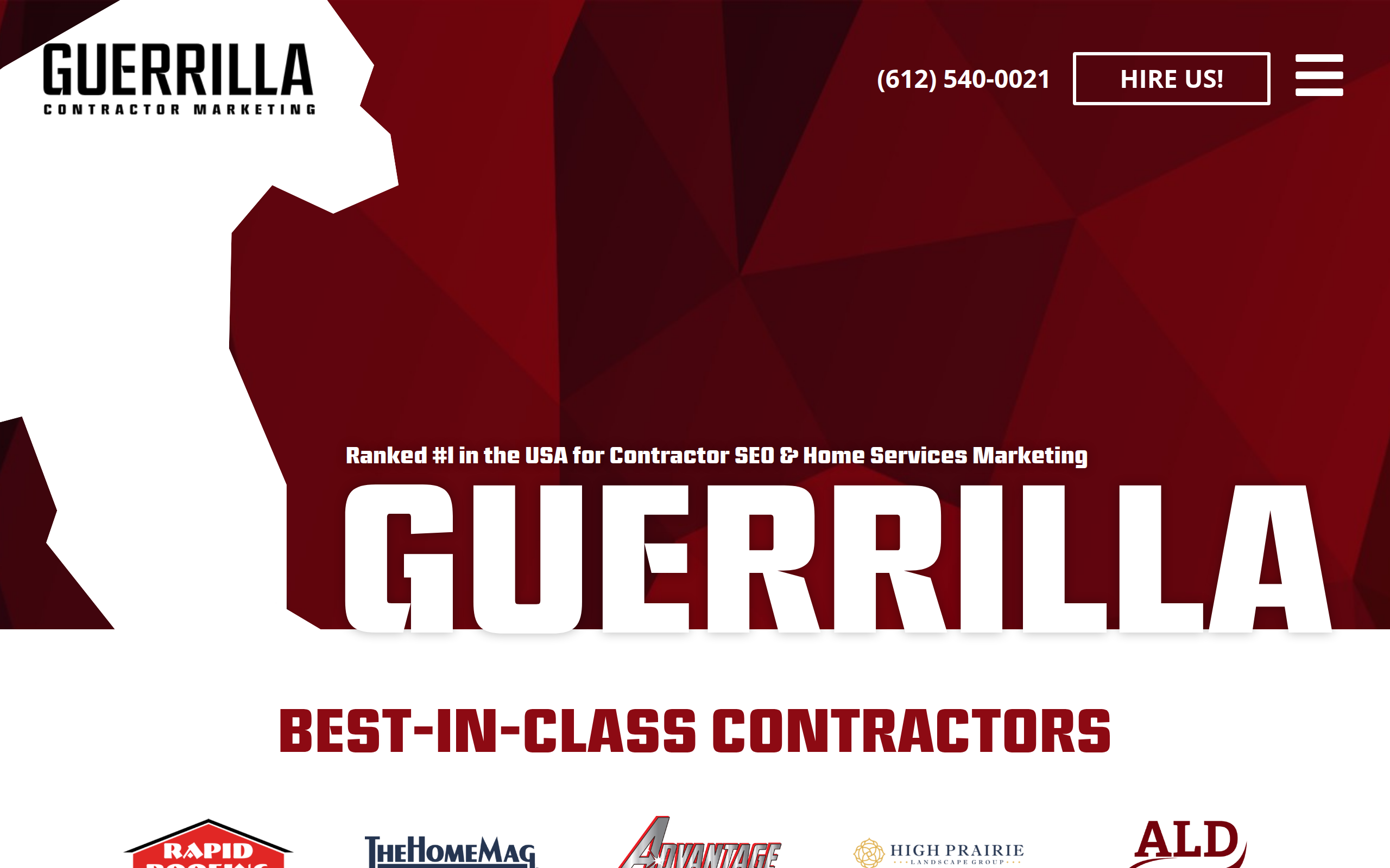 Guerilla Contractor Marketing Screenshot