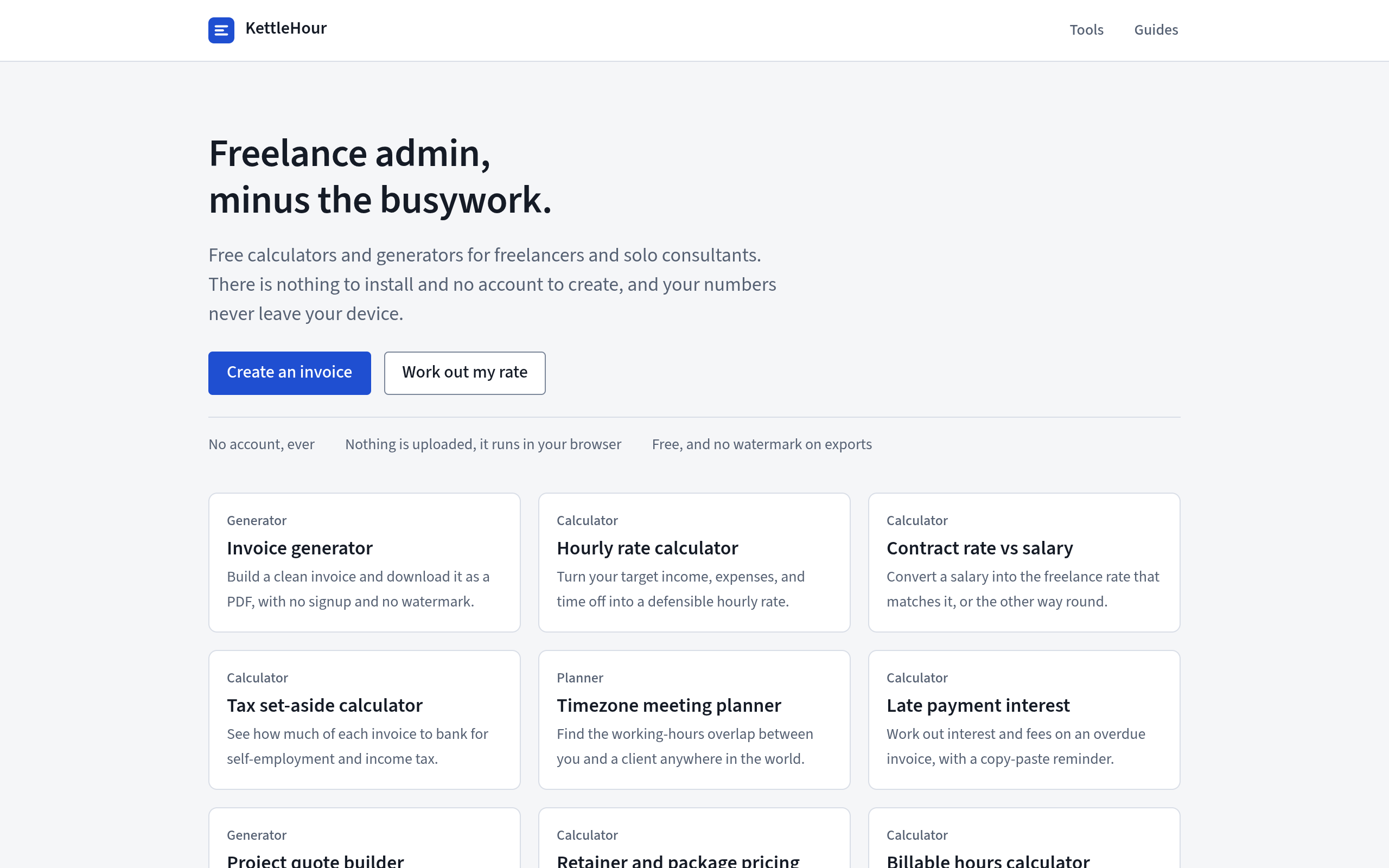 KettleHour screenshot, image 1