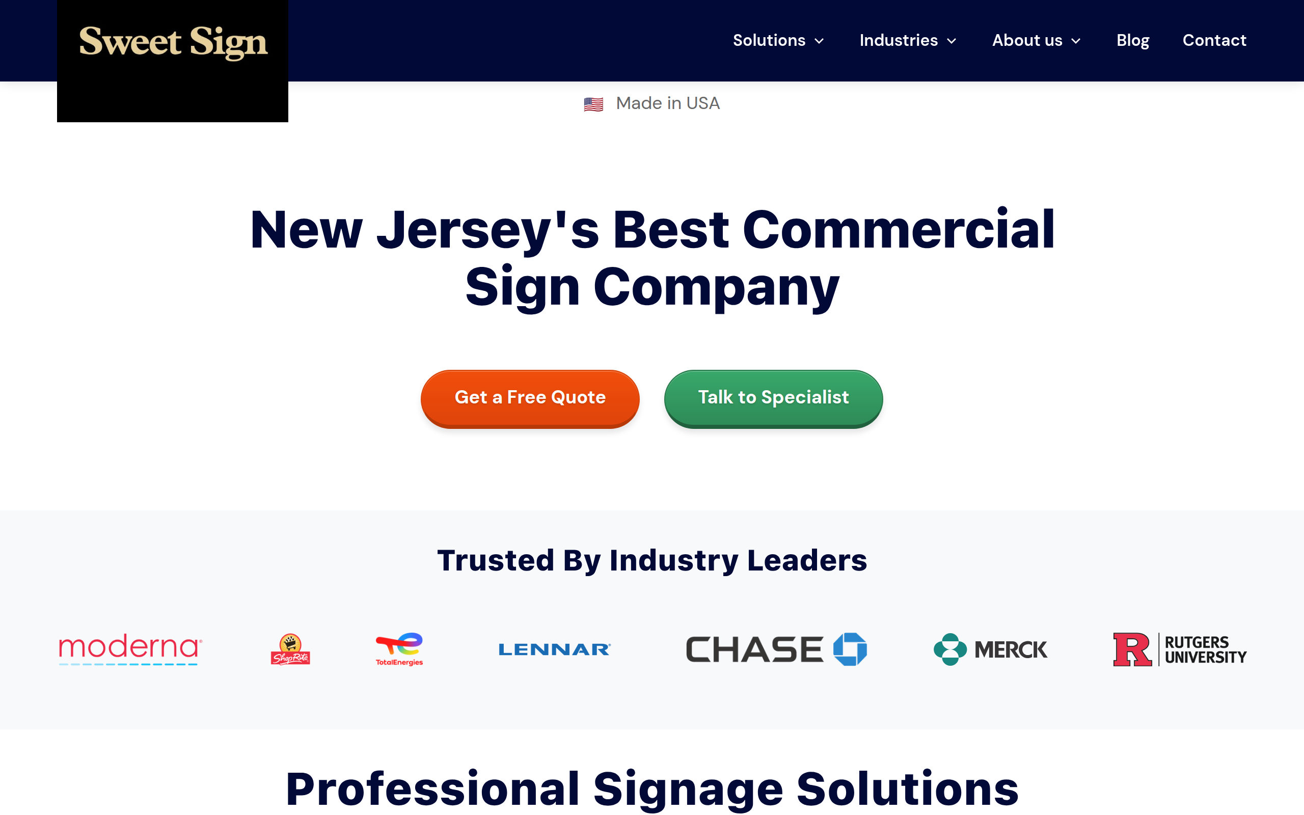 Sweet Sign Systems Screenshot