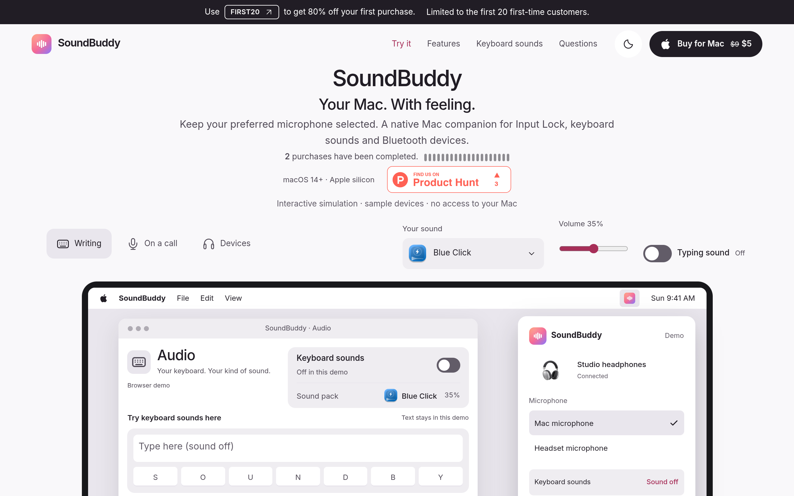 SoundBuddy screenshot