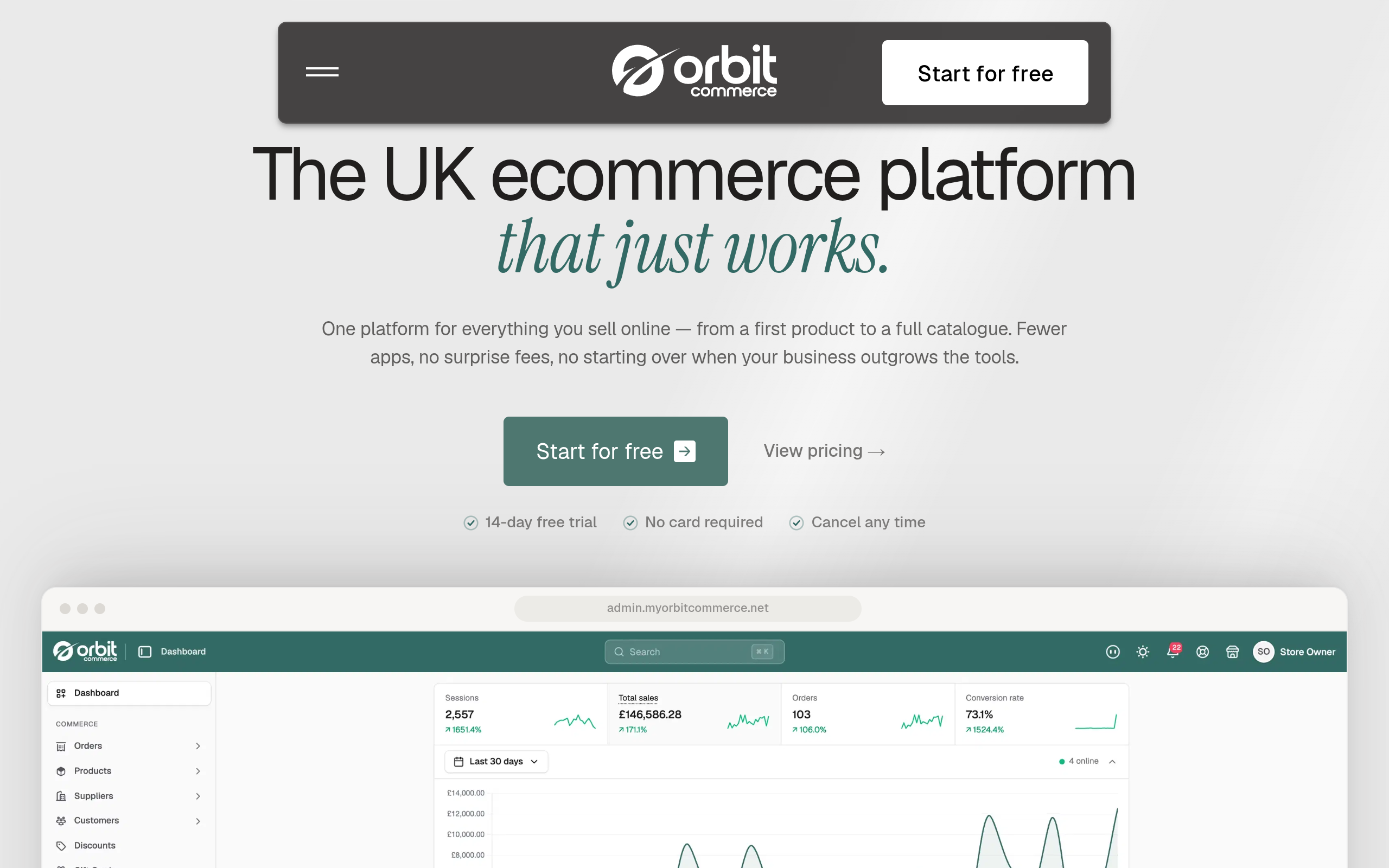 Orbit Commerce screenshot – image 1