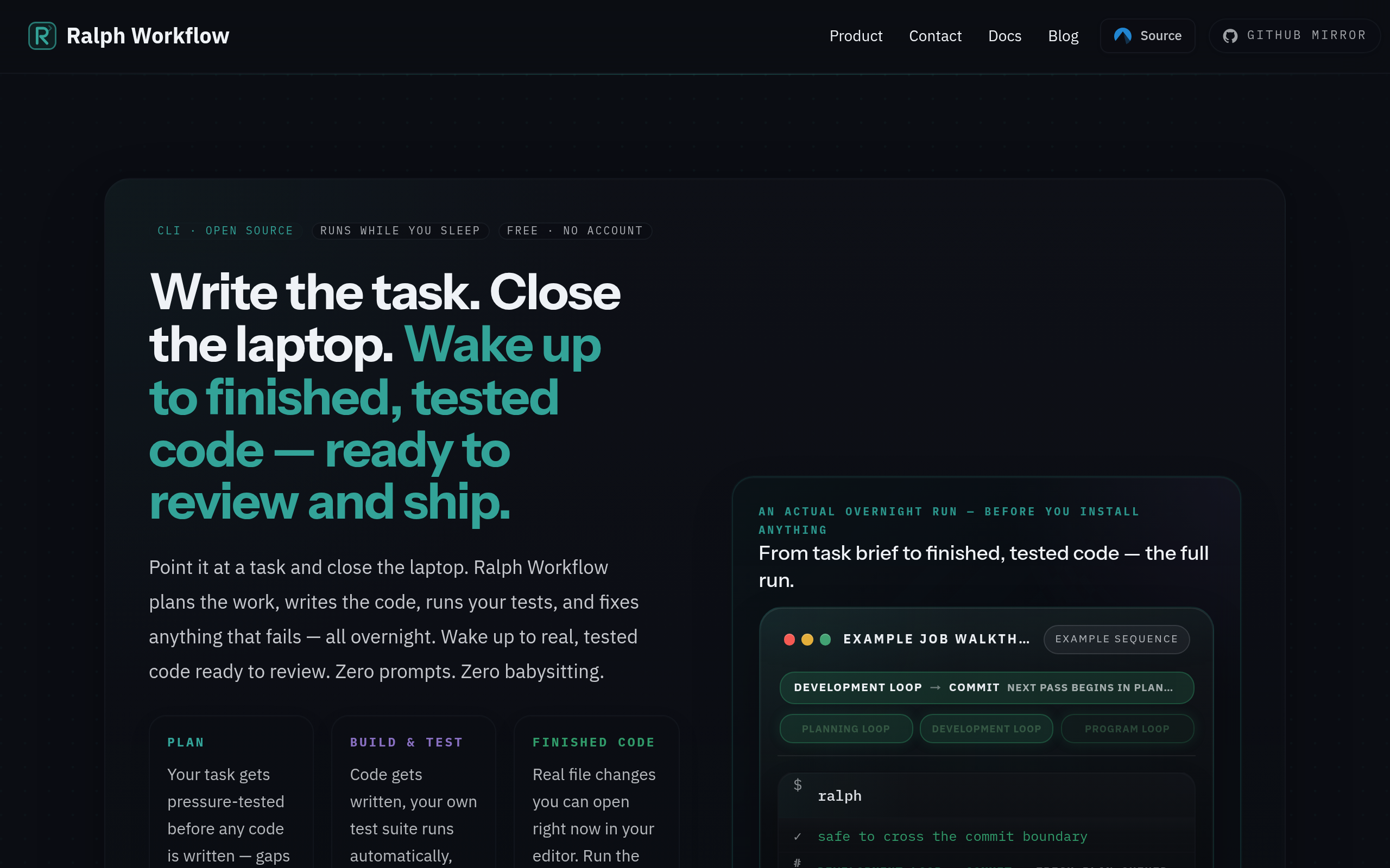 Ralph Workflow screenshot