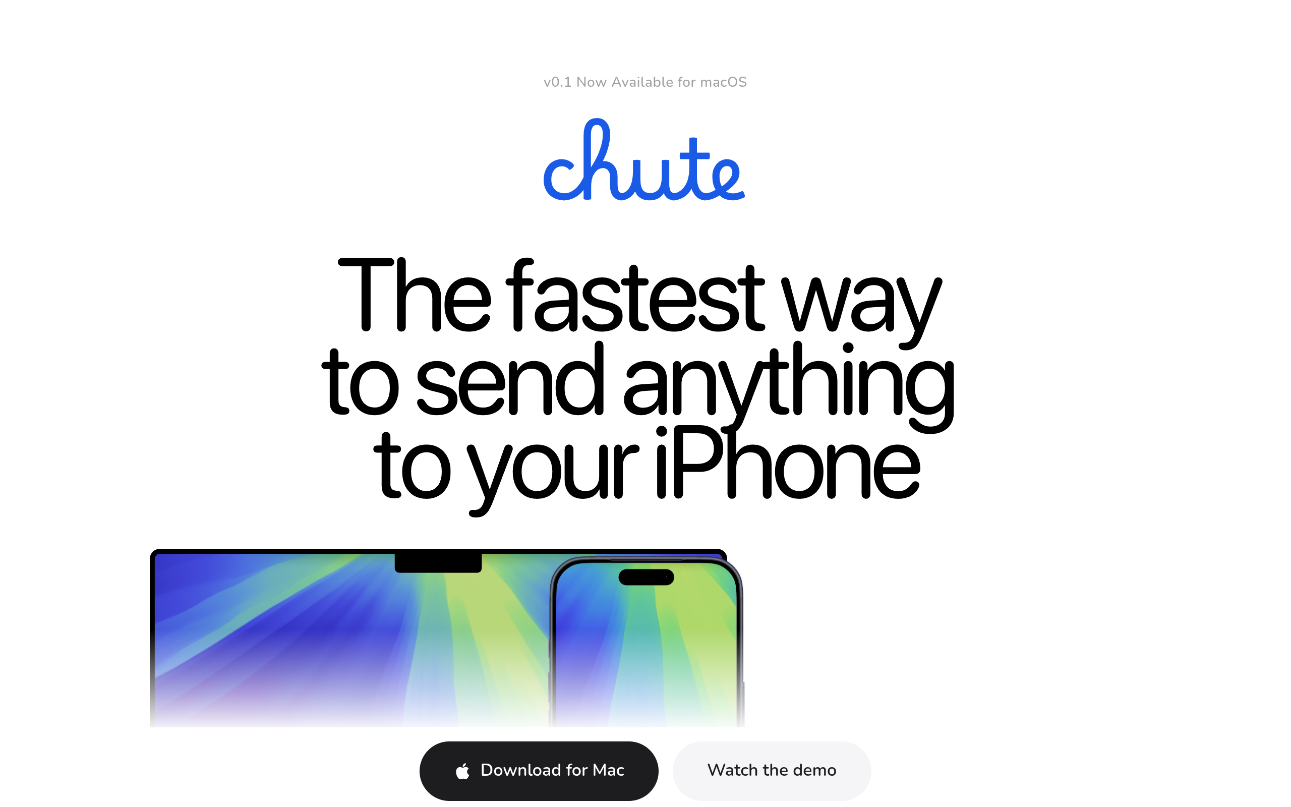 Chute screenshot – image 1