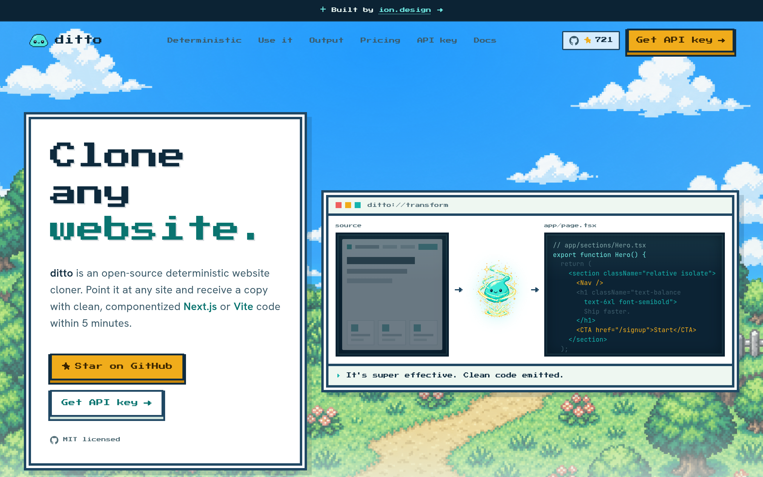 ditto.site screenshot – image 1