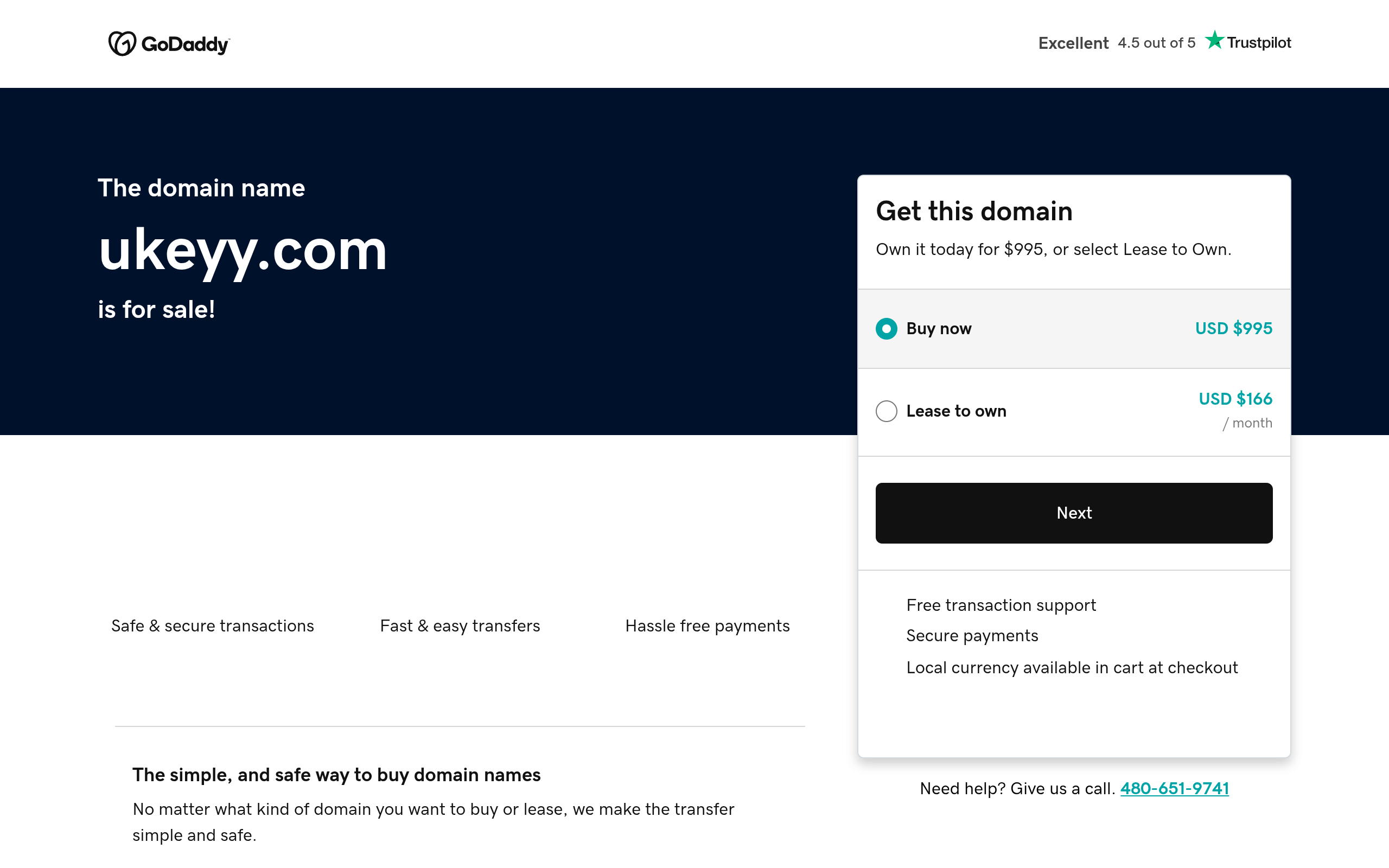 Screenshot of ukeyy.com