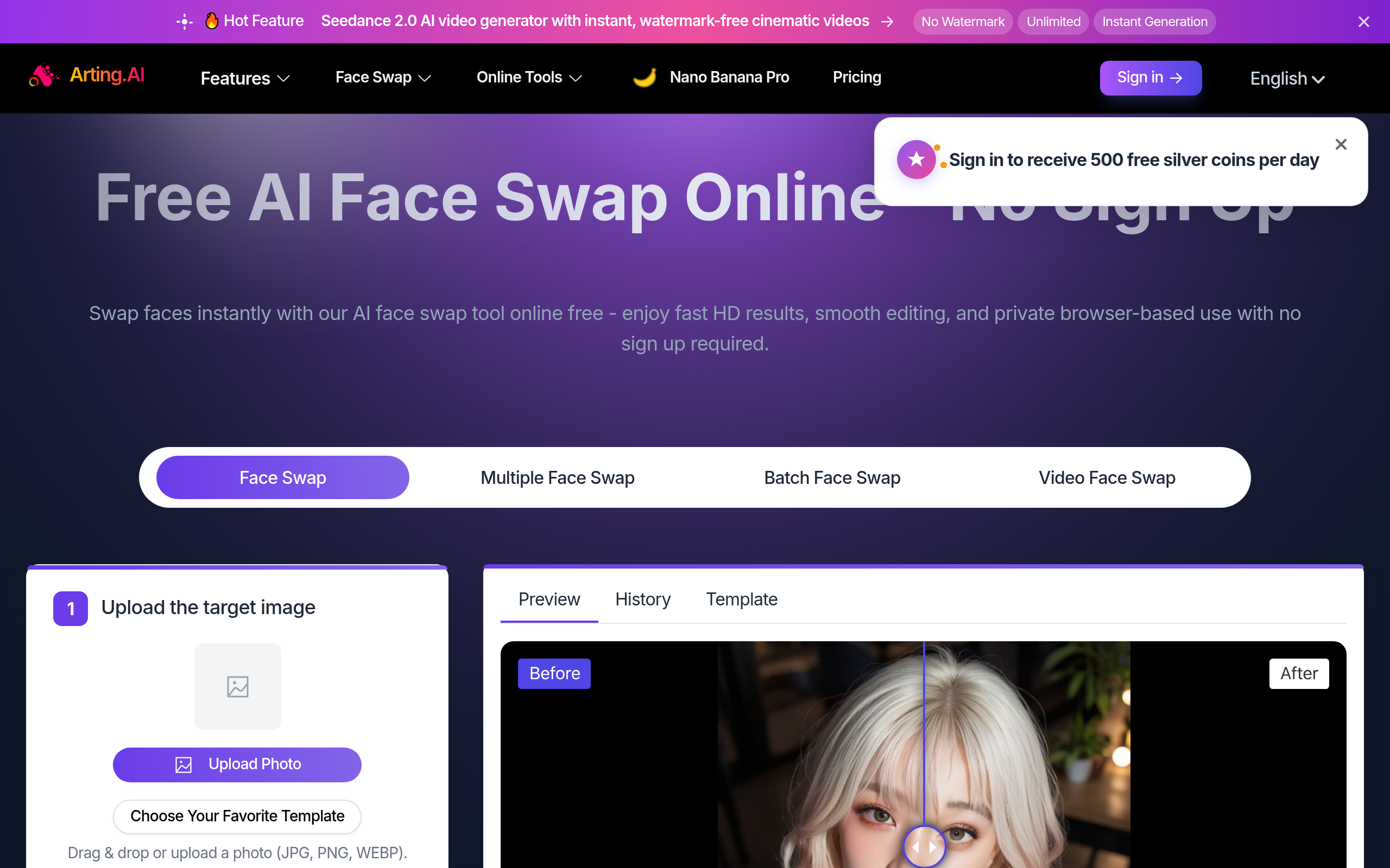 AI Face Swap Online Free - No Sign Up