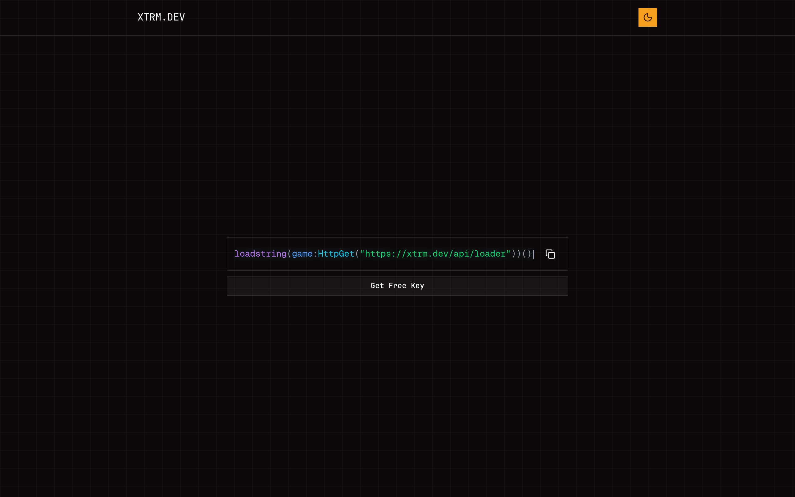 Screenshot of xtrm.dev