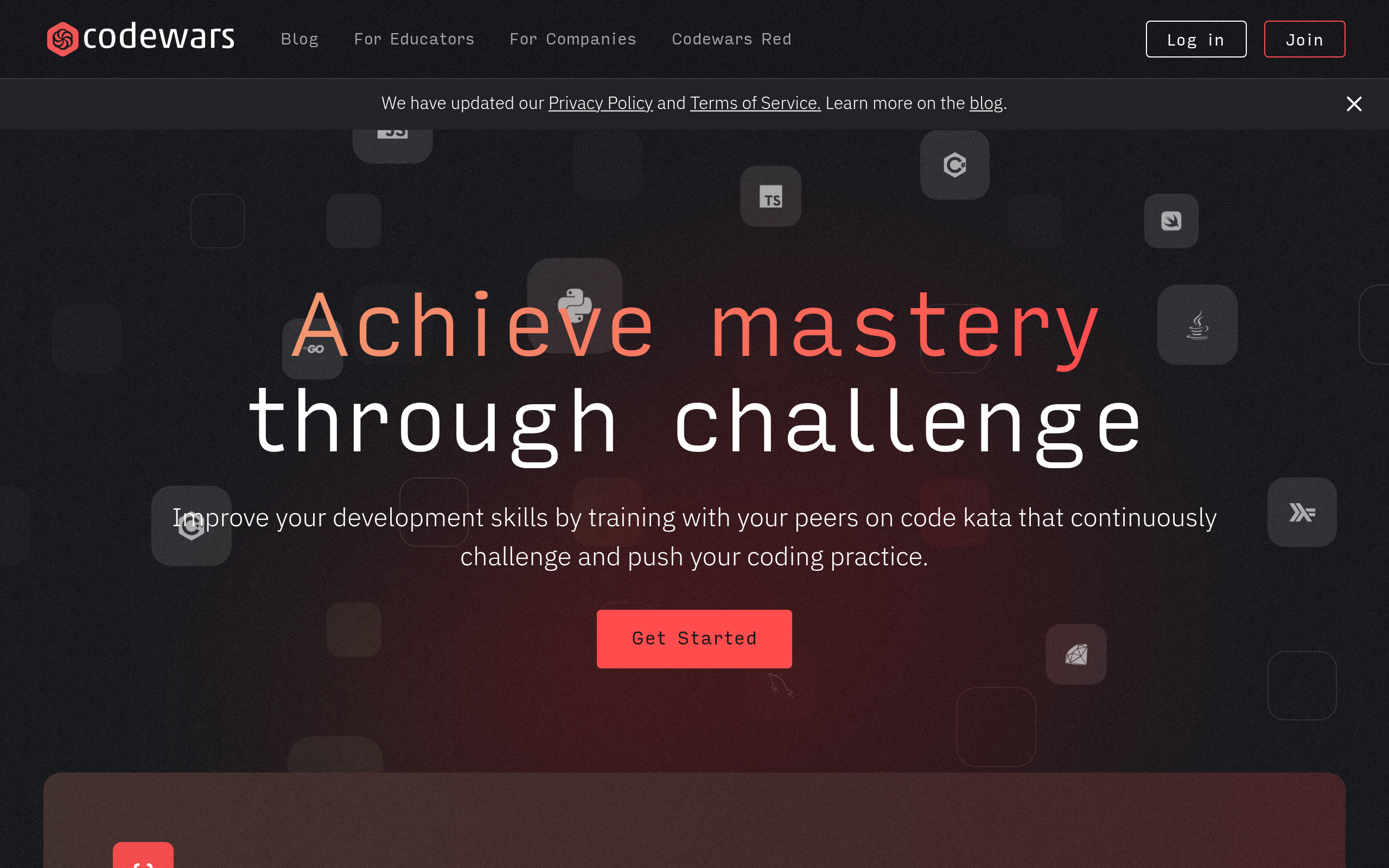 Codewars 产品截图