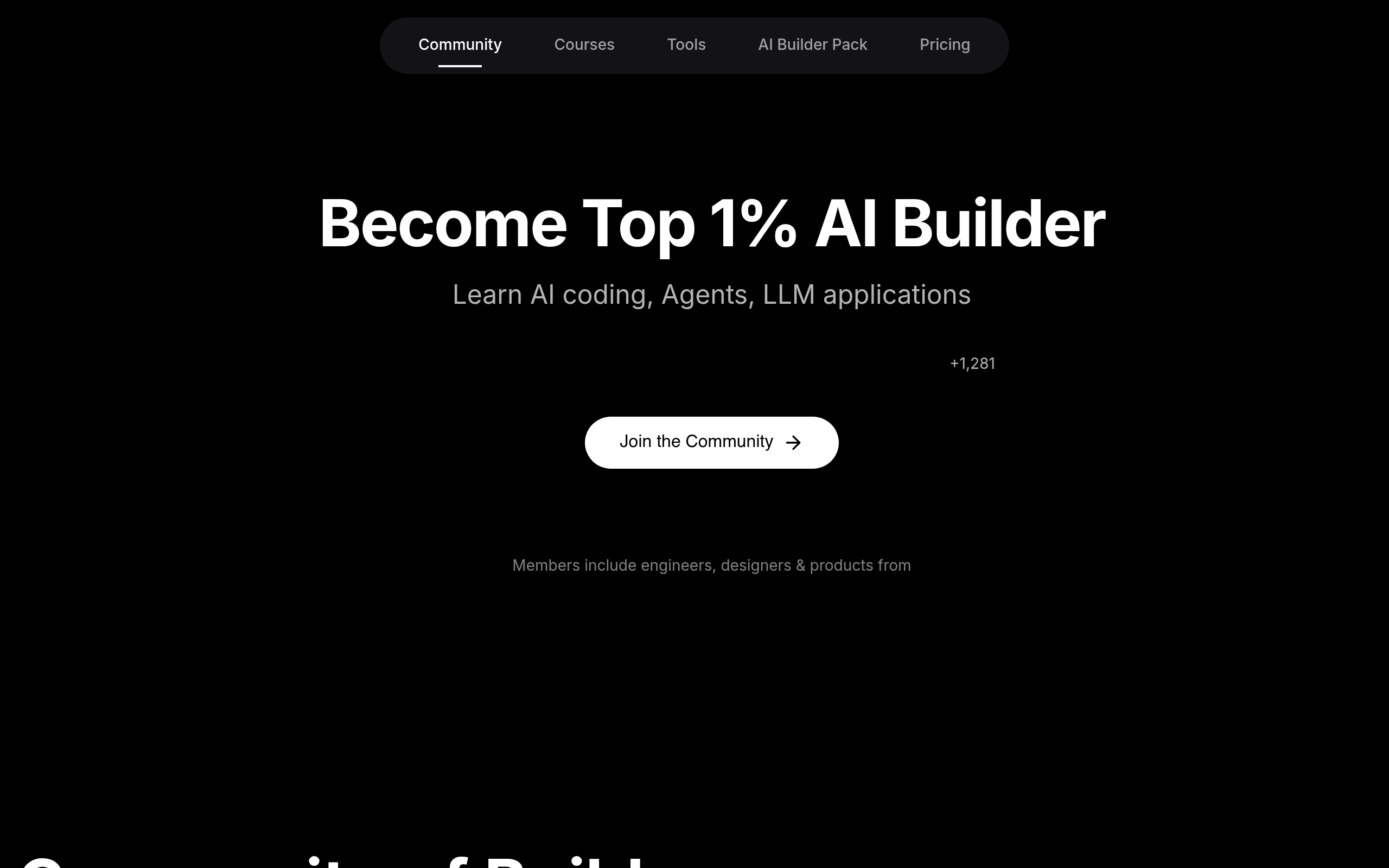 Screenshot of aibuilderclub.com