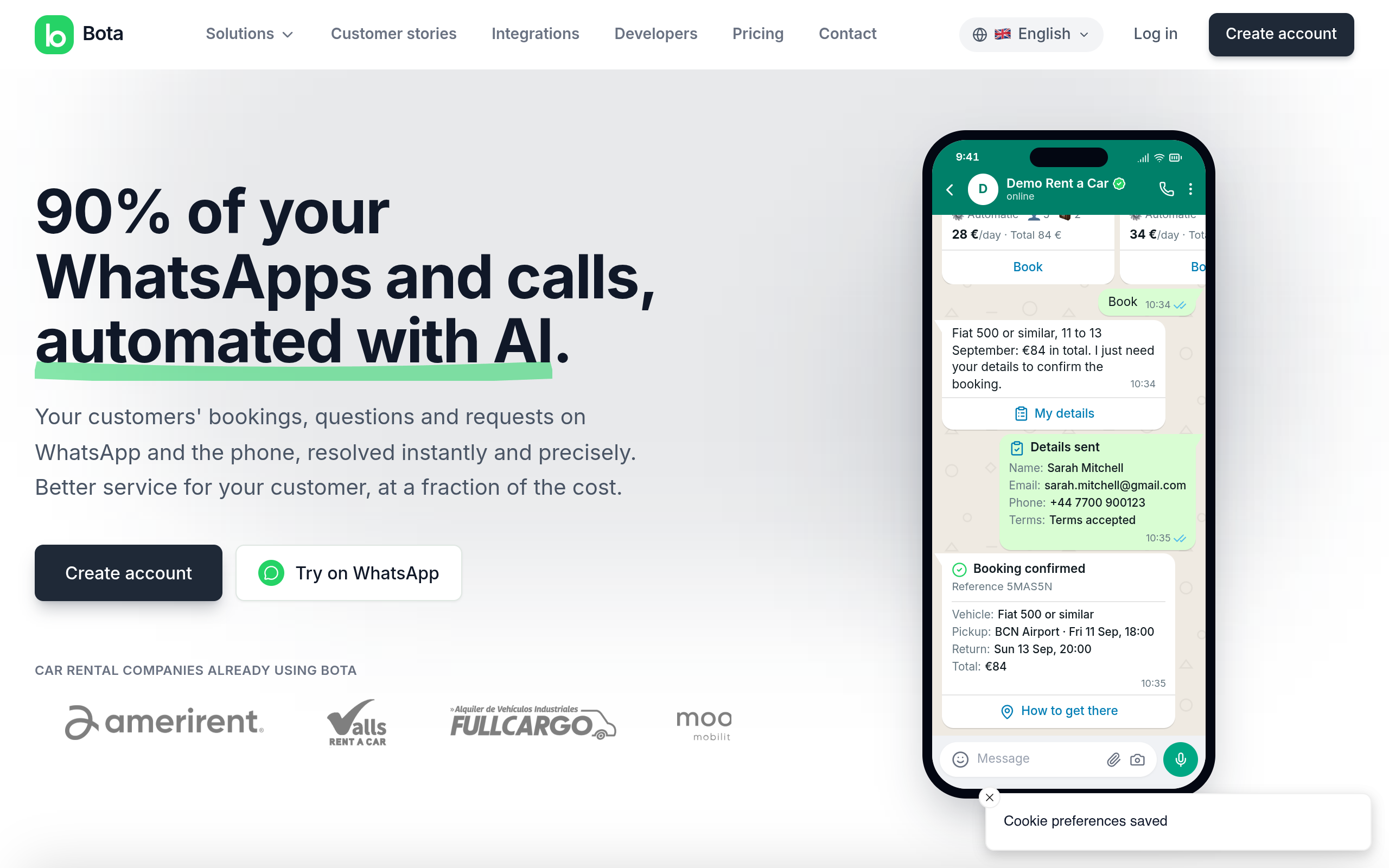 Bota screenshot, image 1