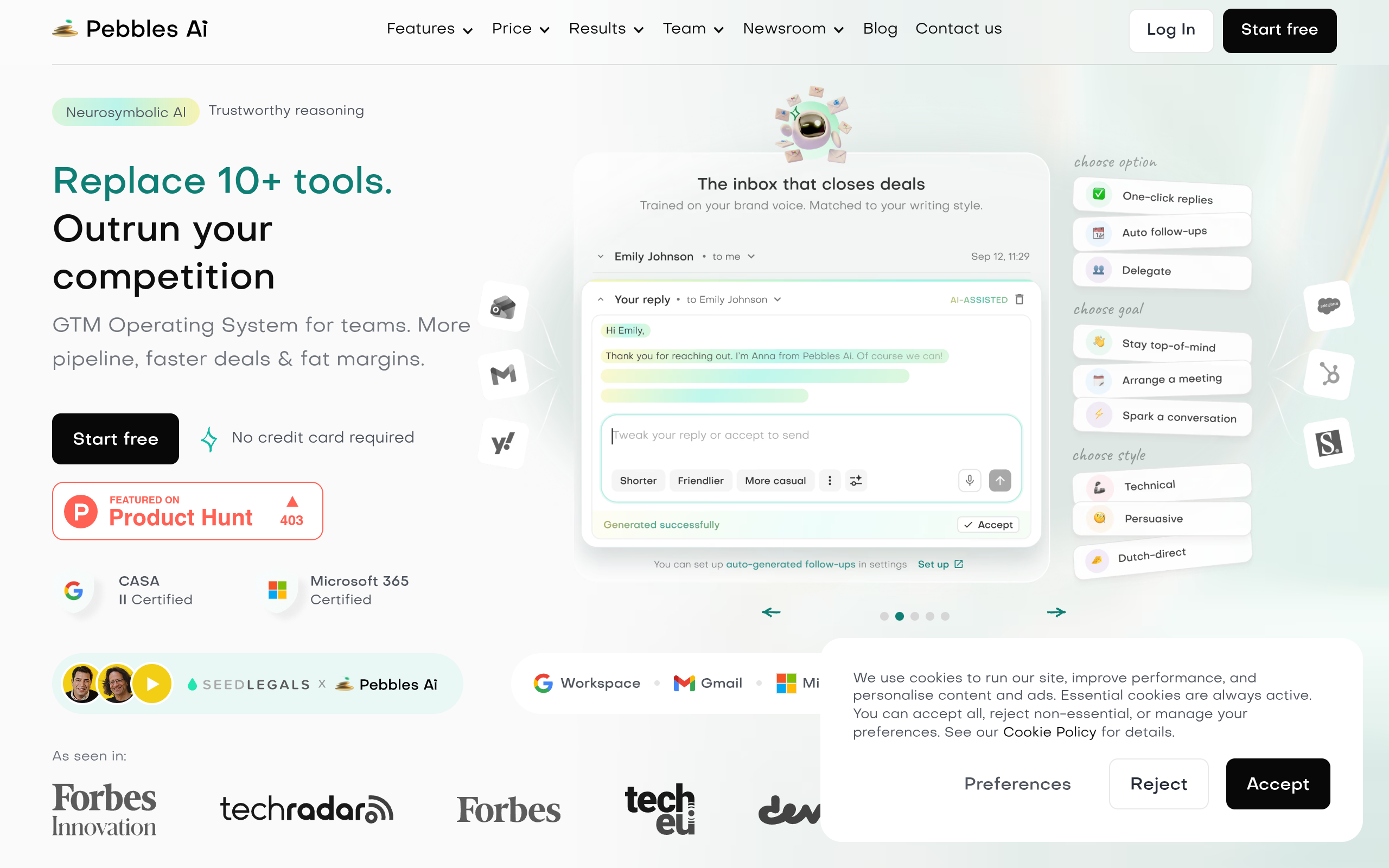 Pebbles Ai screenshot – image 1