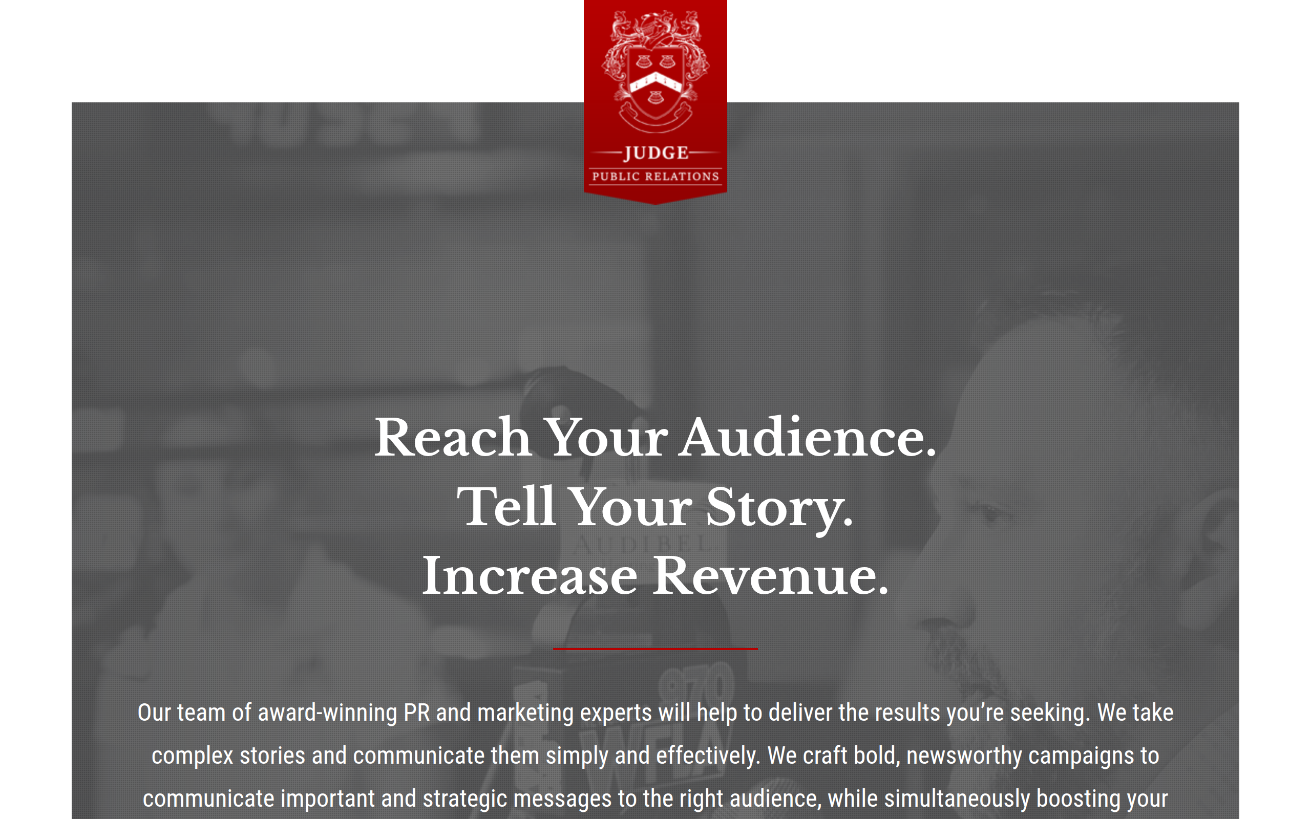 Judge Public Relations Screenshot
