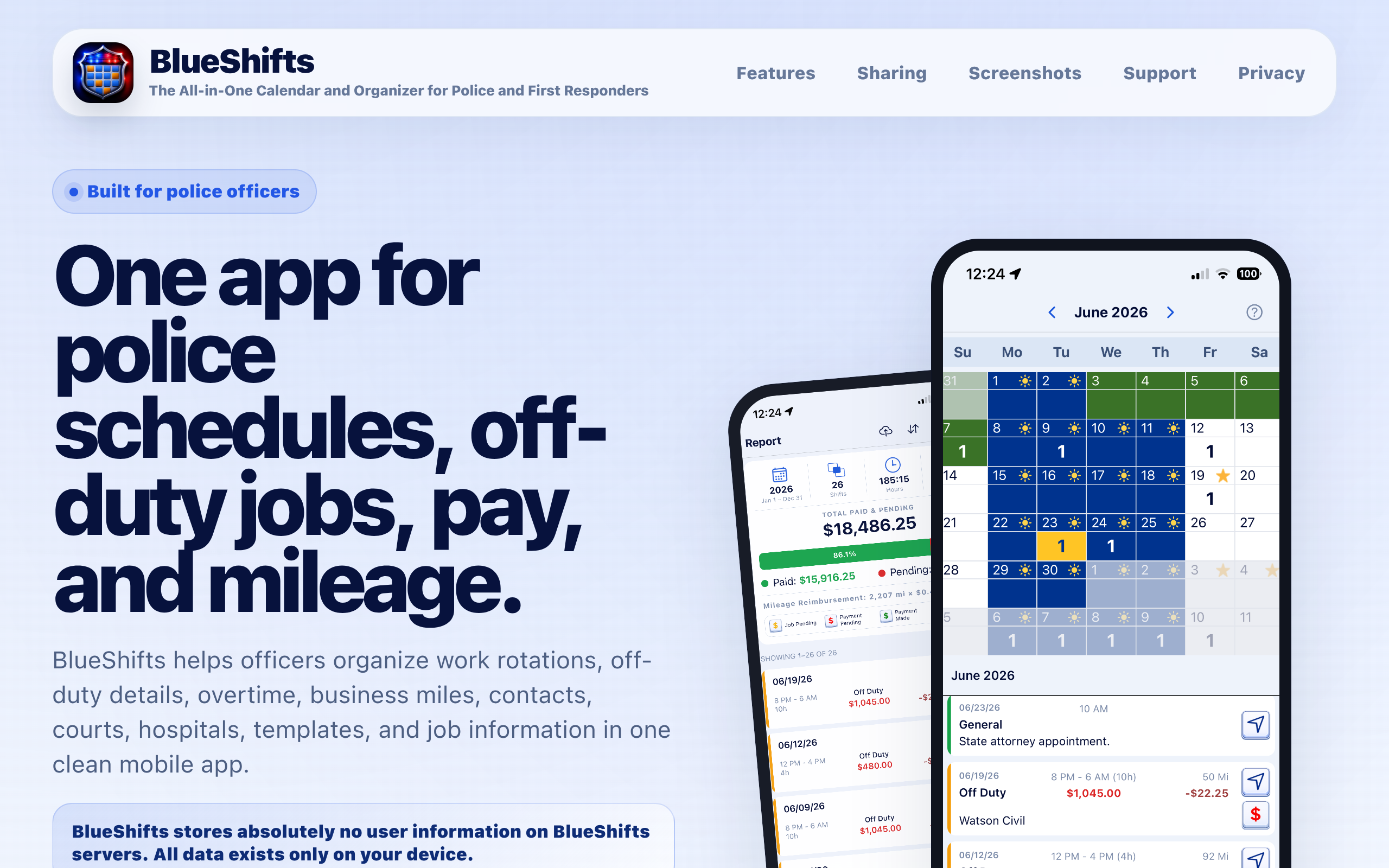 BlueShifts screenshot – image 1