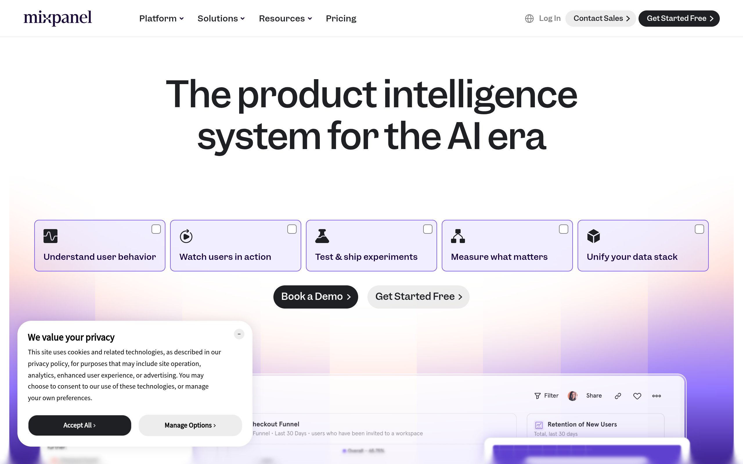 Mixpanel screenshot – image 1