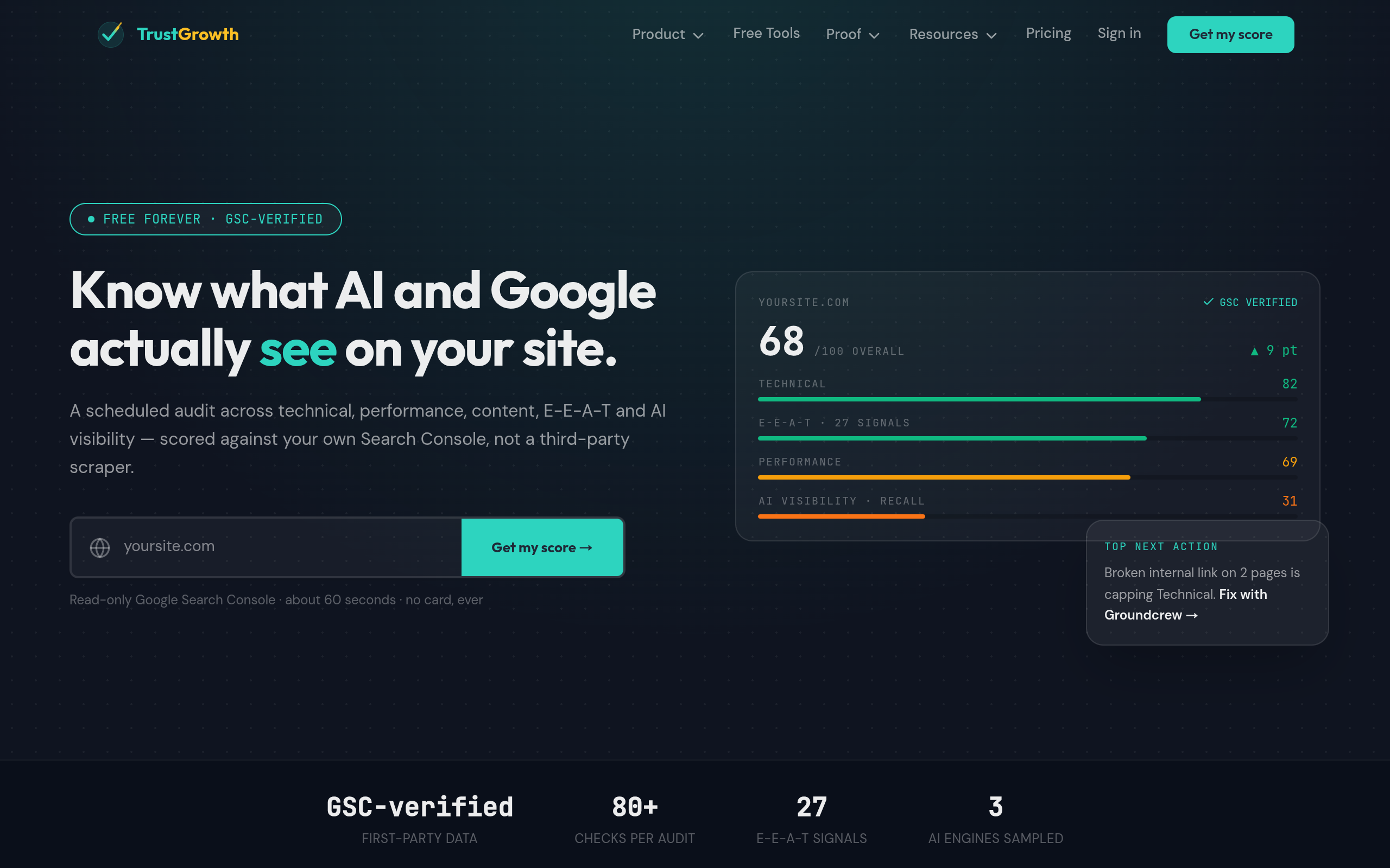 TrustGrowth screenshot