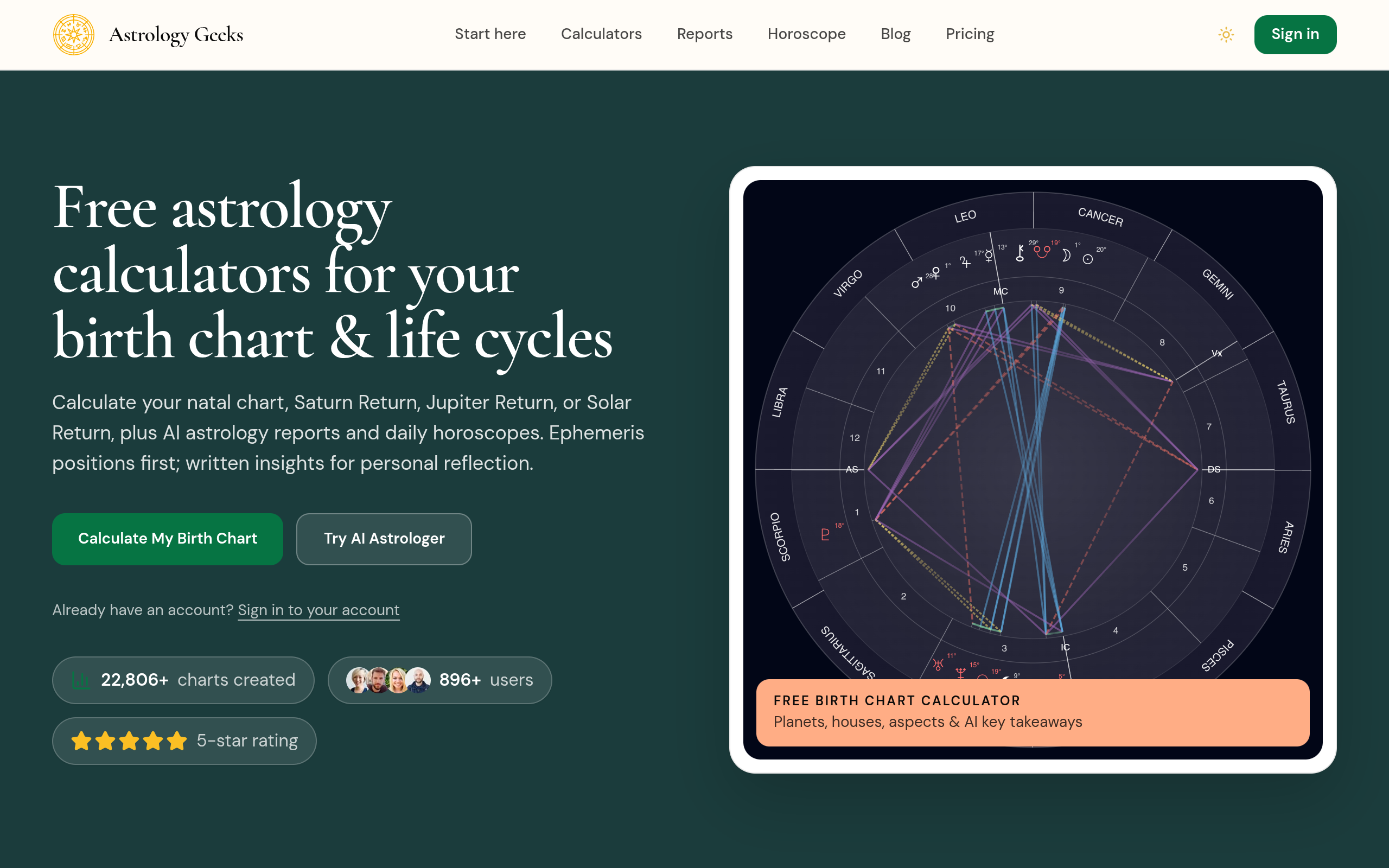 Astrology Geeks screenshot, image 1