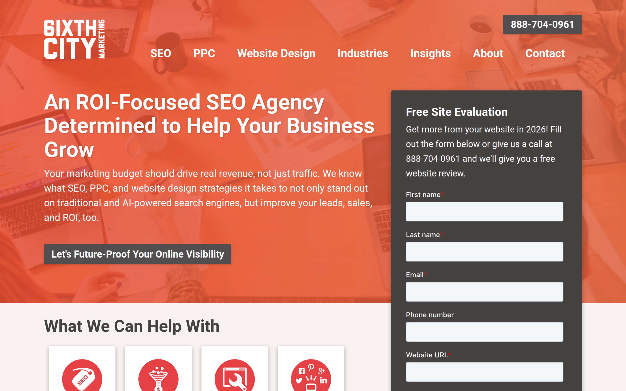 Sixth City Marketing Screenshot