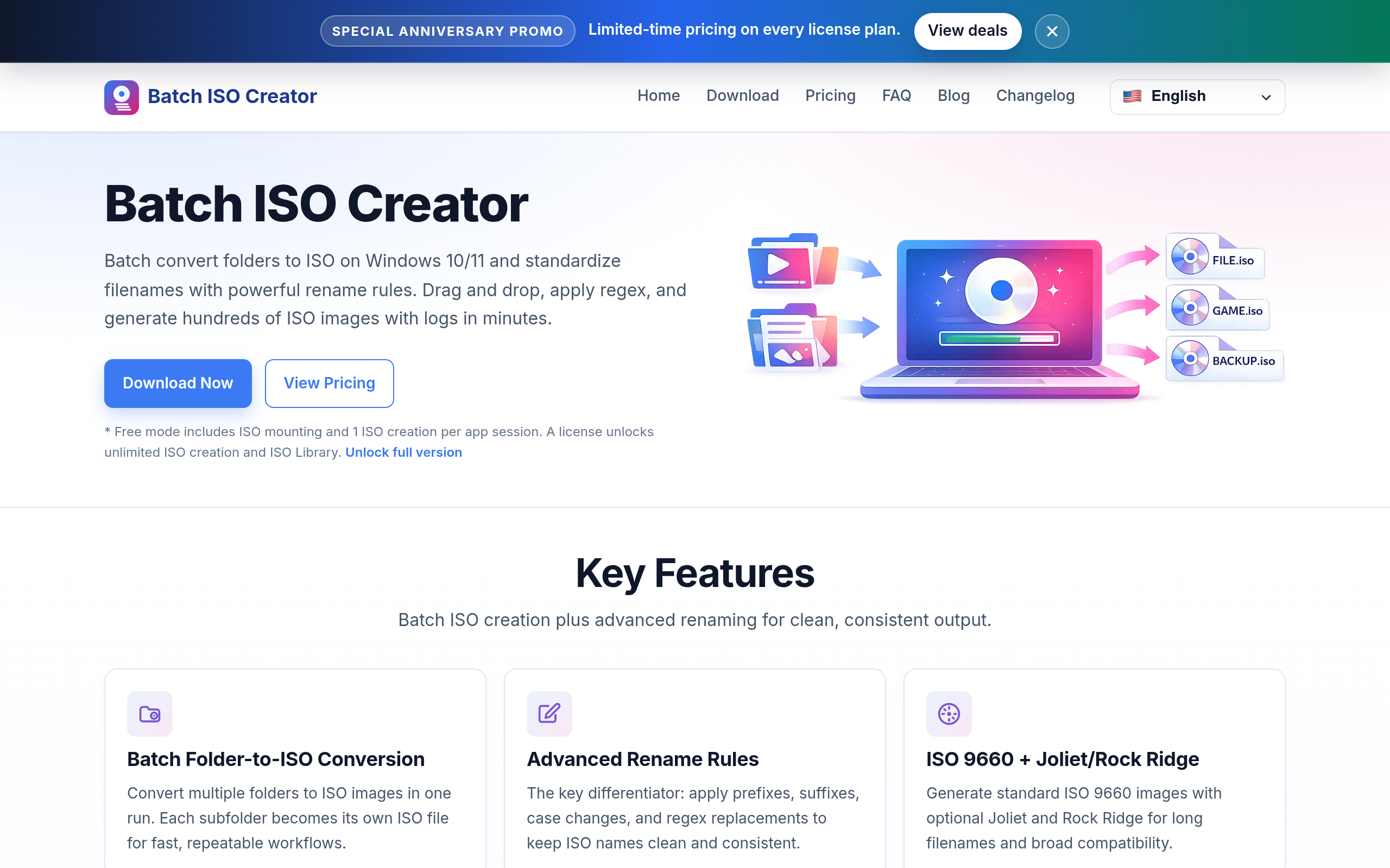 Batch ISO Creator screenshot – image 1