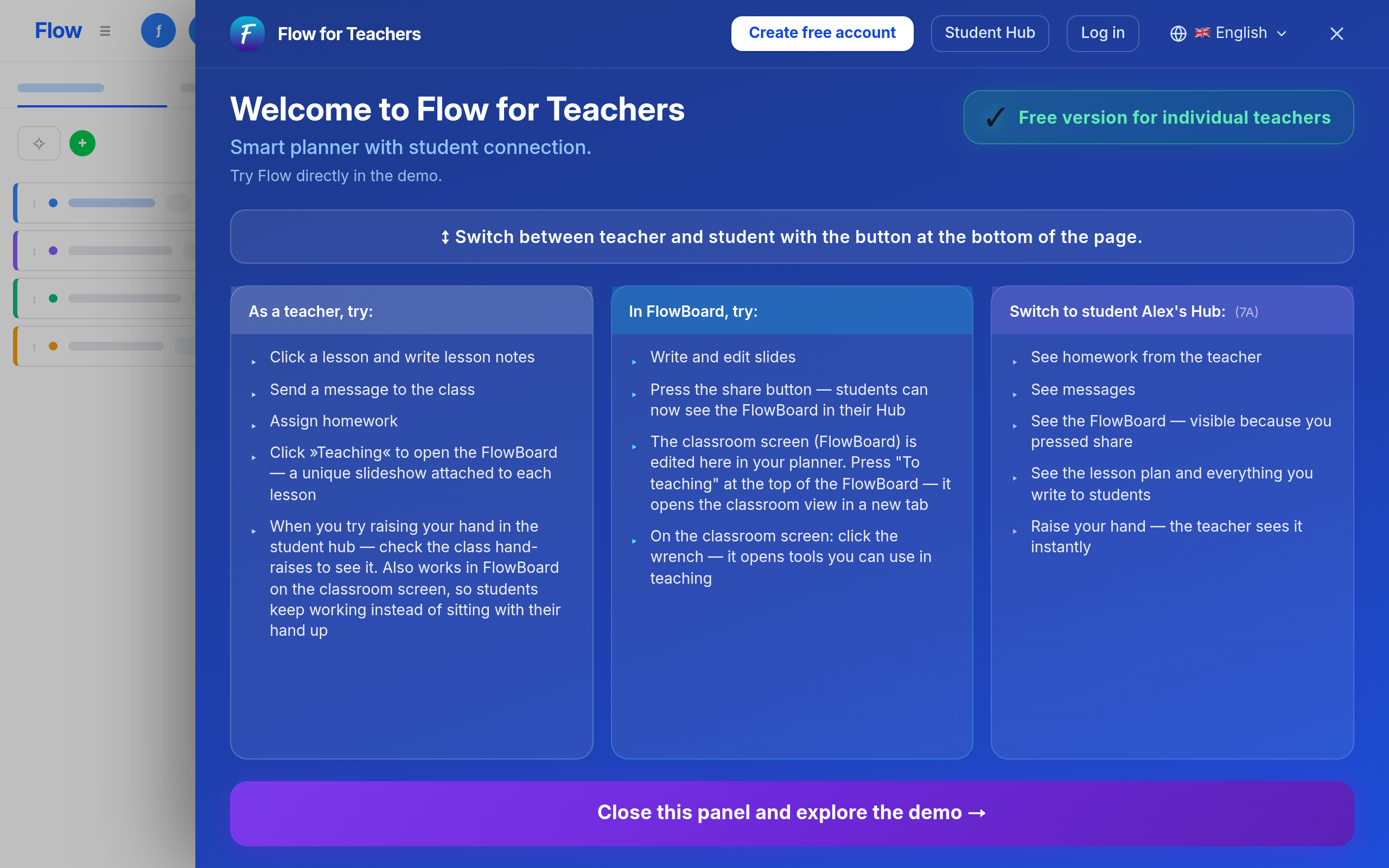 Flow for Teachers screenshot – image 1