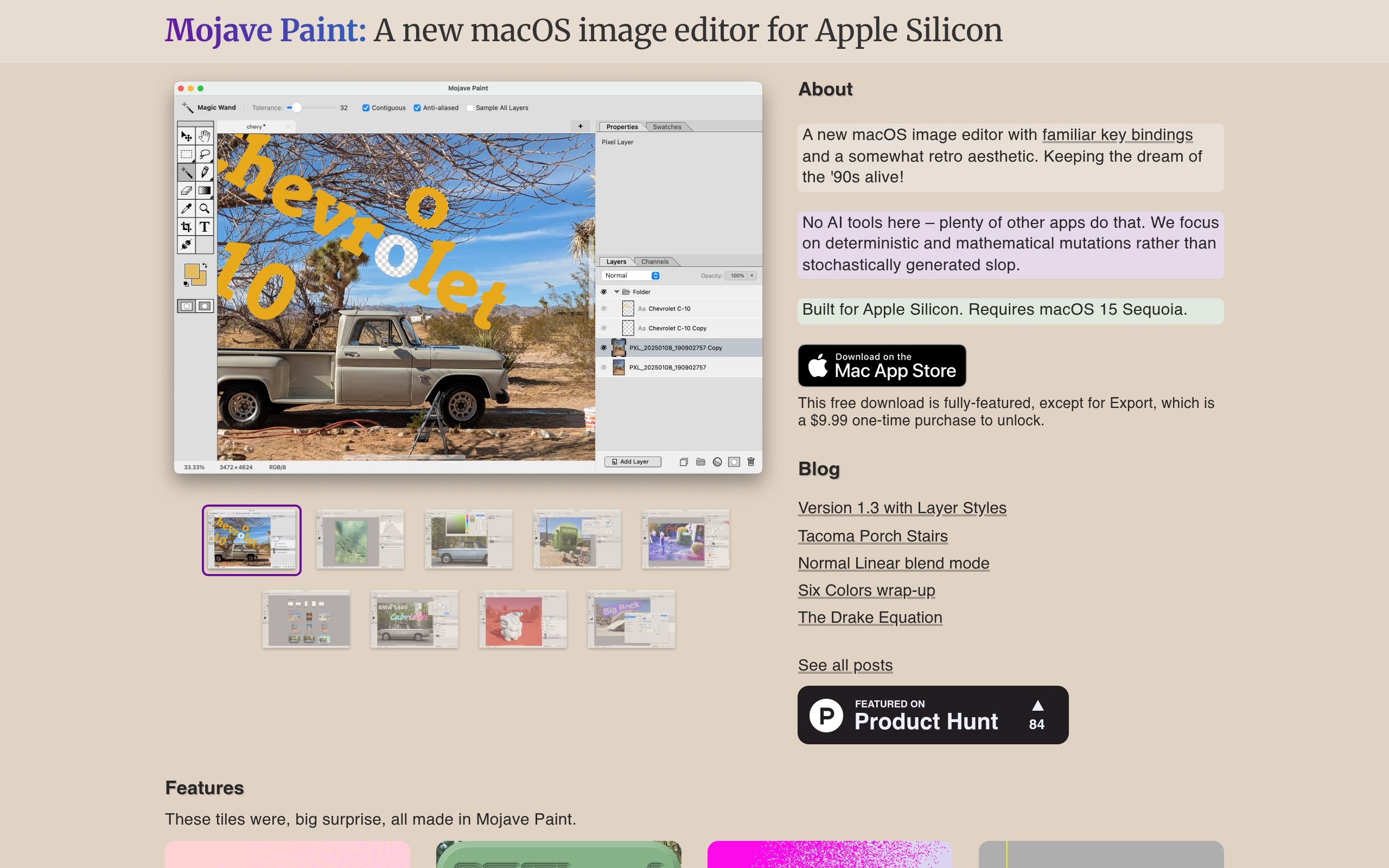 Mojave Paint screenshot – image 1