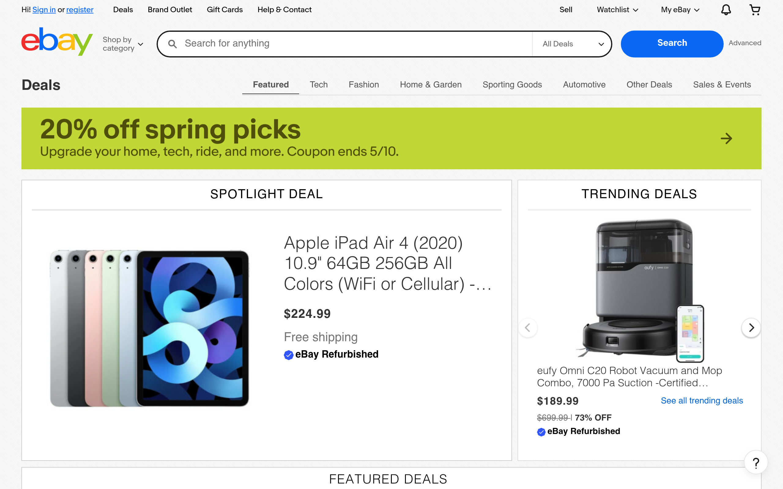 eBay Daily Deals: Up to 58% Off Refurbished Soundcore Earbuds, Google Pixel Smartwatch, Eufy Security Camera and more