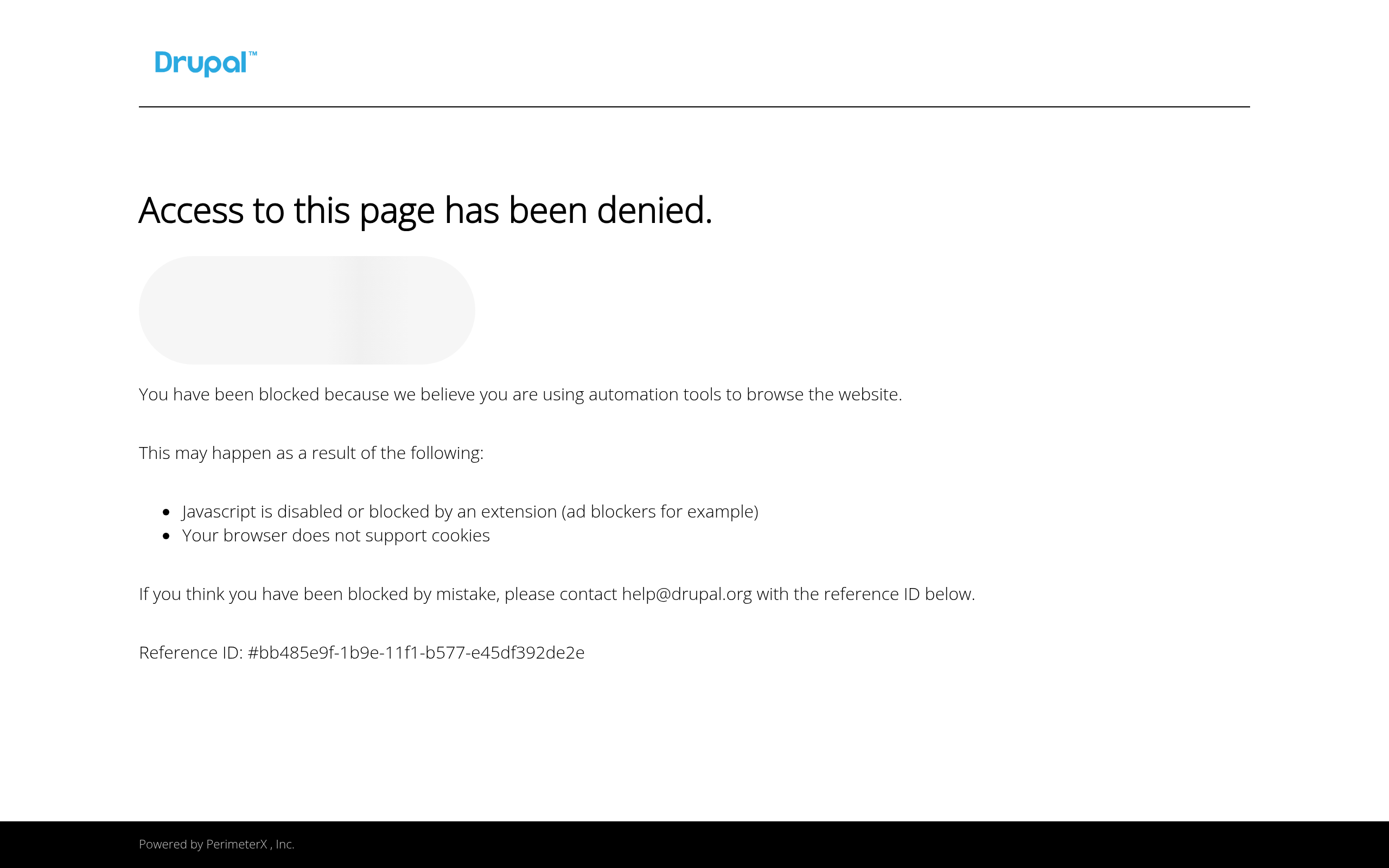 Screenshot of new.drupal.org