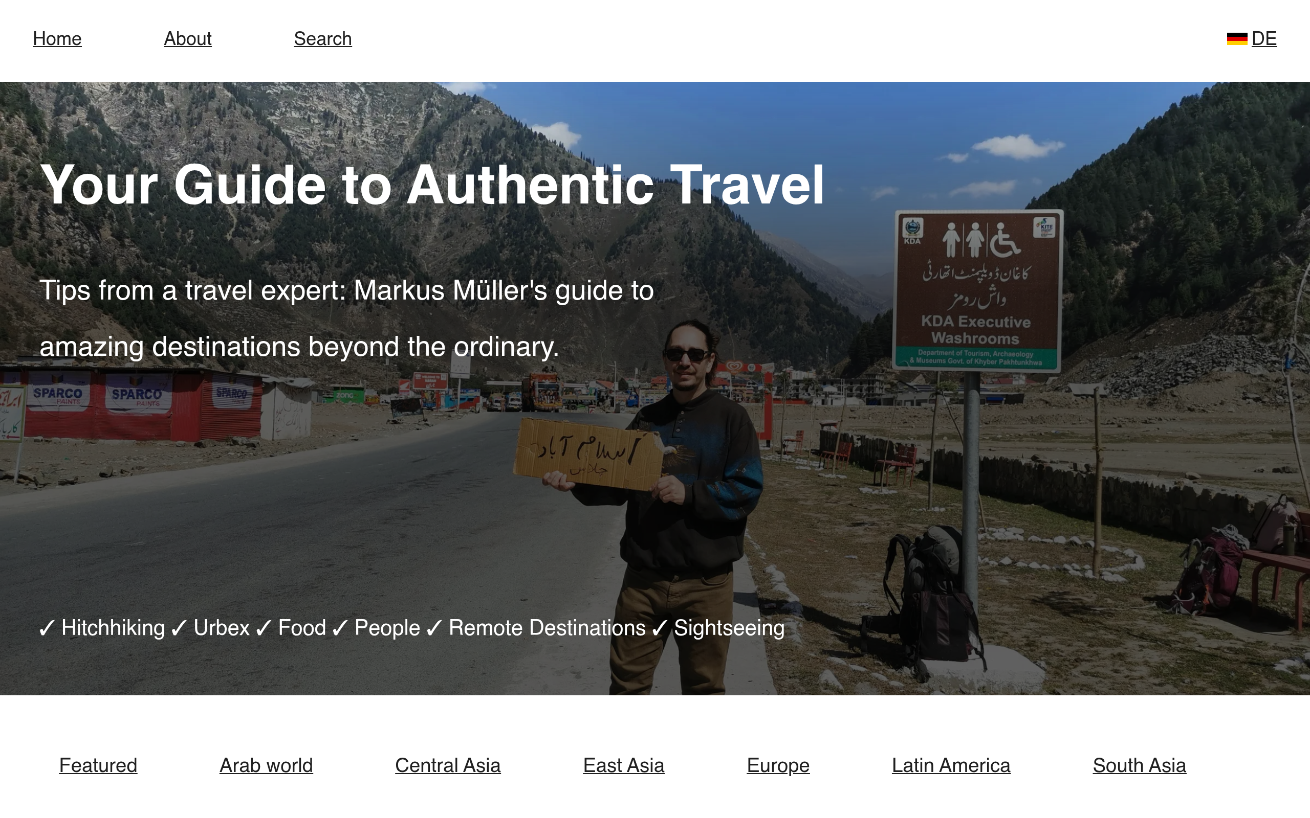 Screenshot of markusmarkusmuller.com
