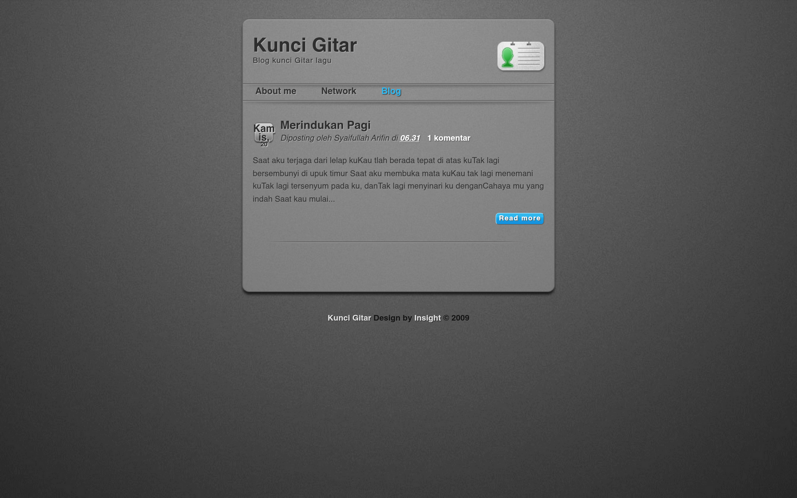 Screenshot of kuncigitar.blogspot.com