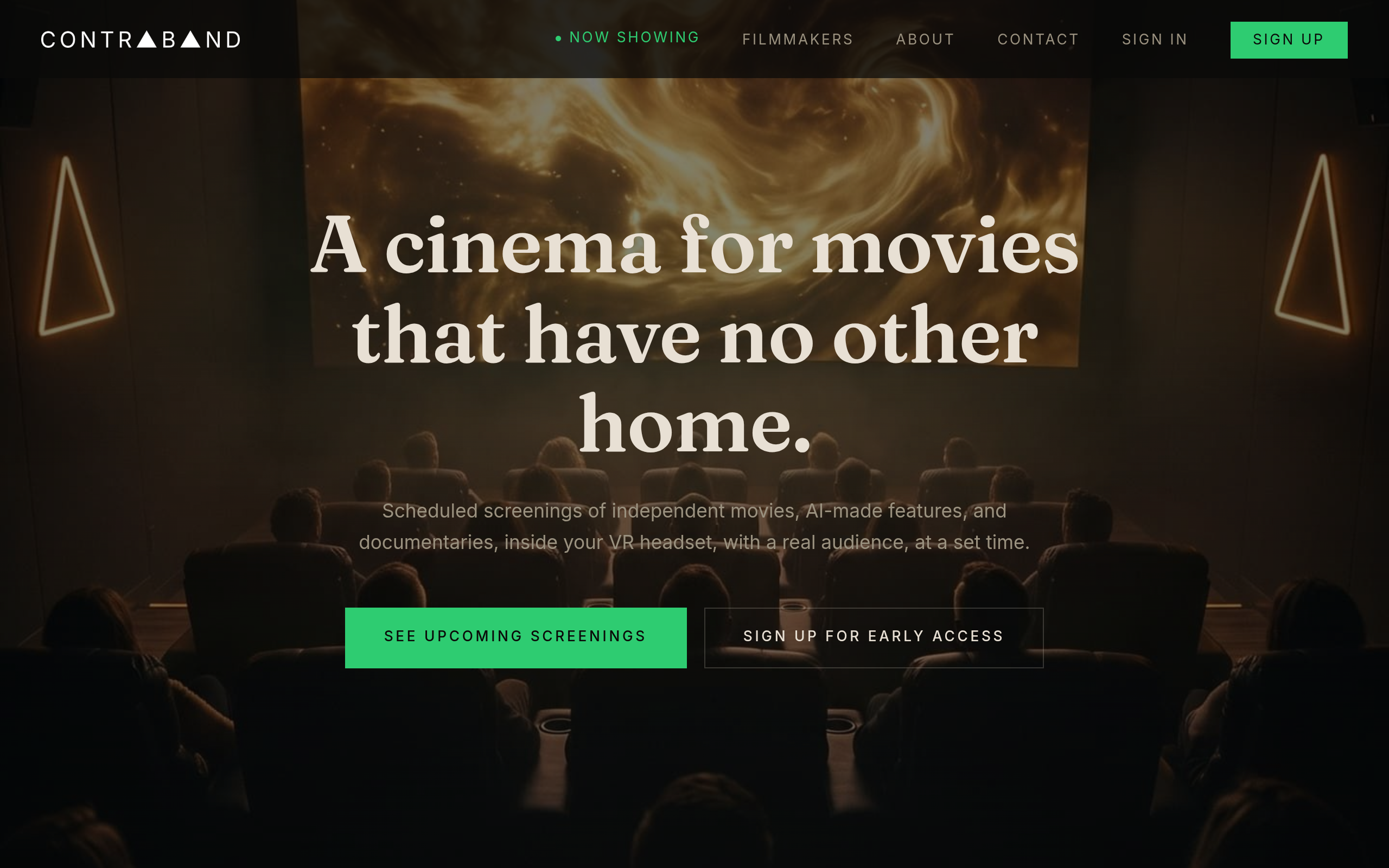 CONTRABAND VR Cinema screenshot – image 1