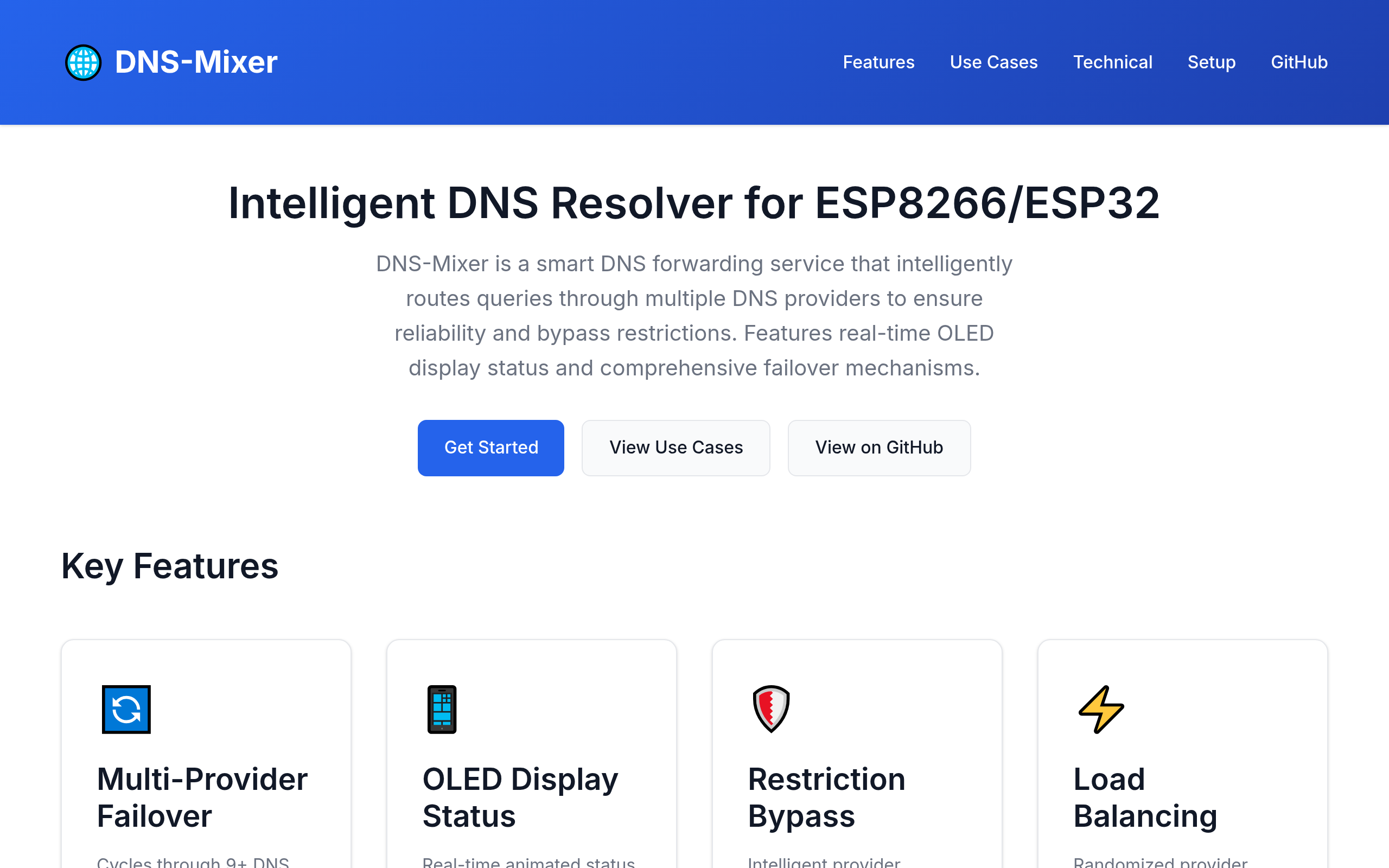 Screenshot of DNS-mixer