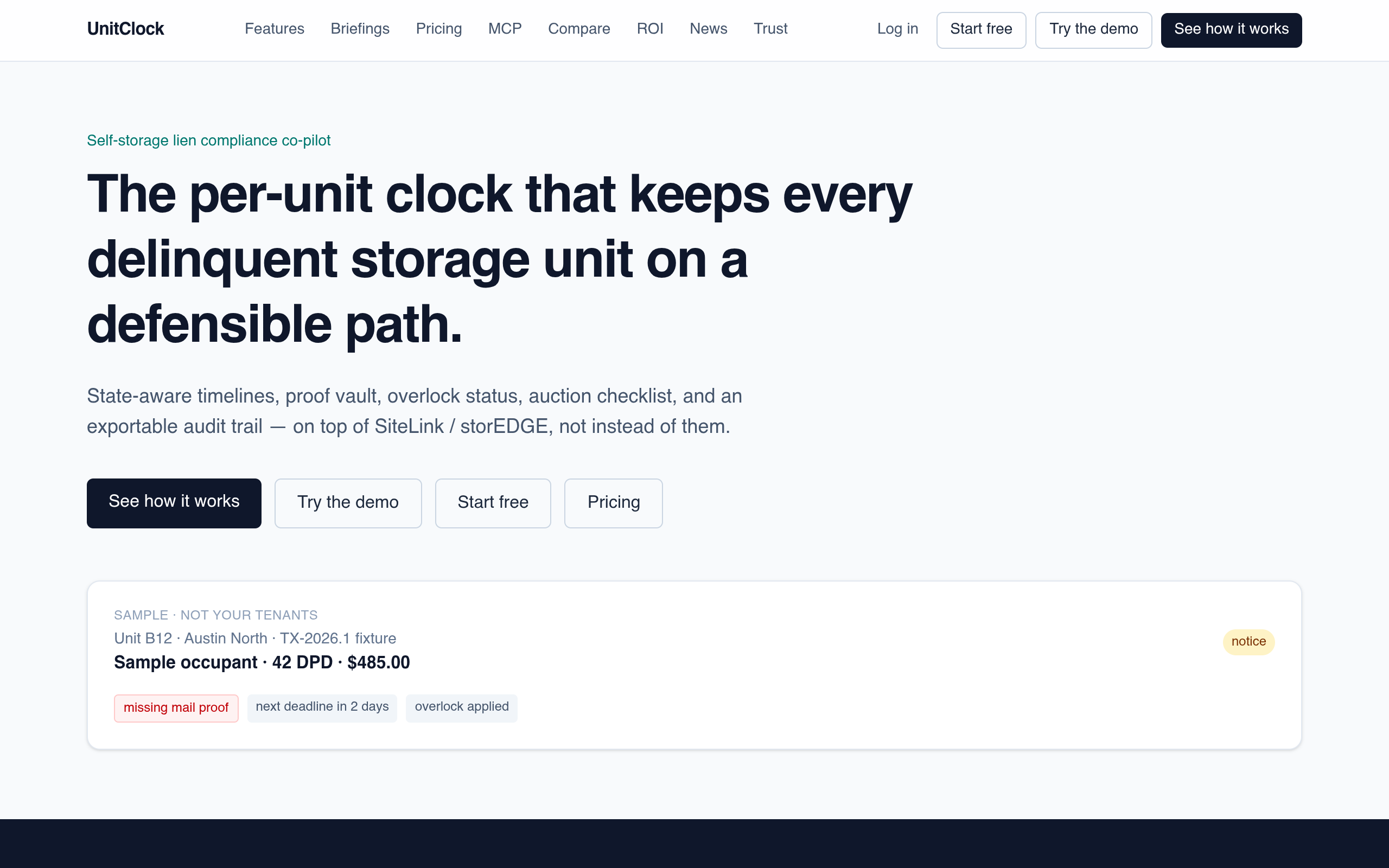 UnitClock screenshot