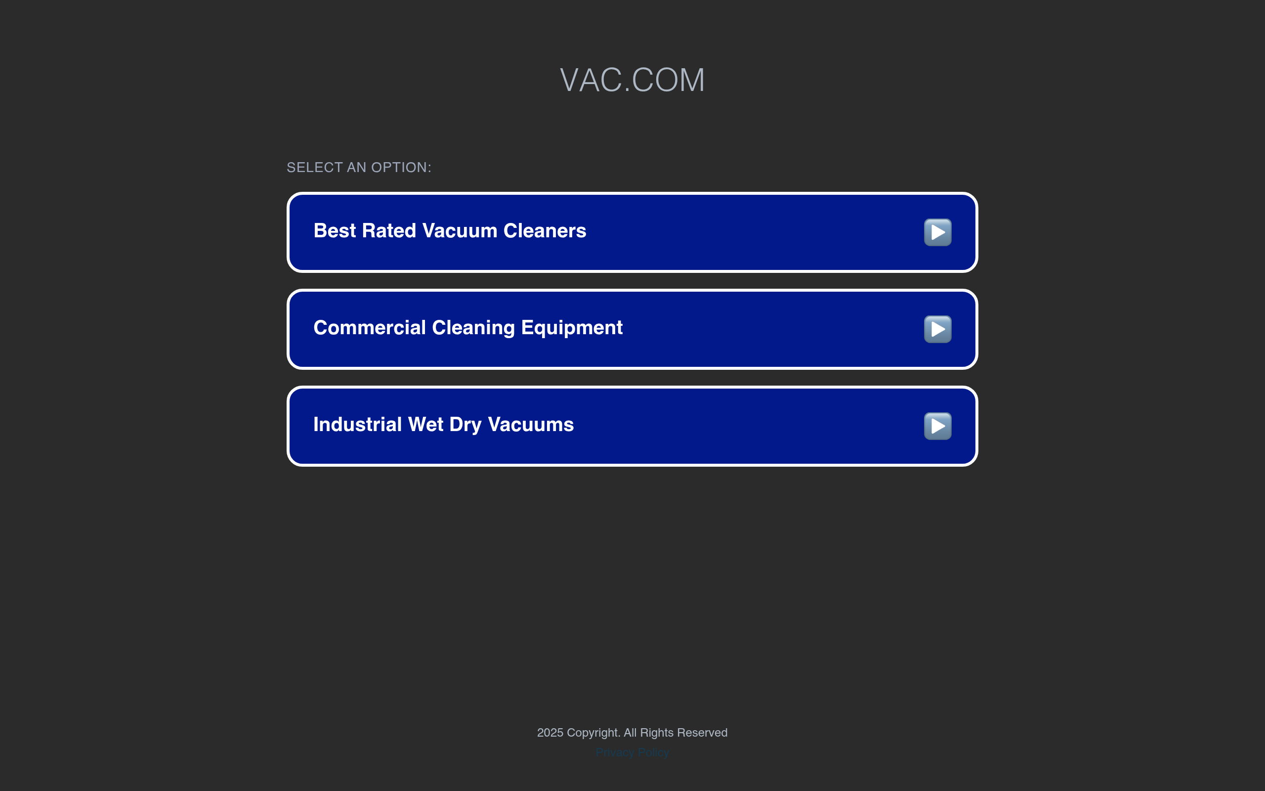 Screenshot of vac.com